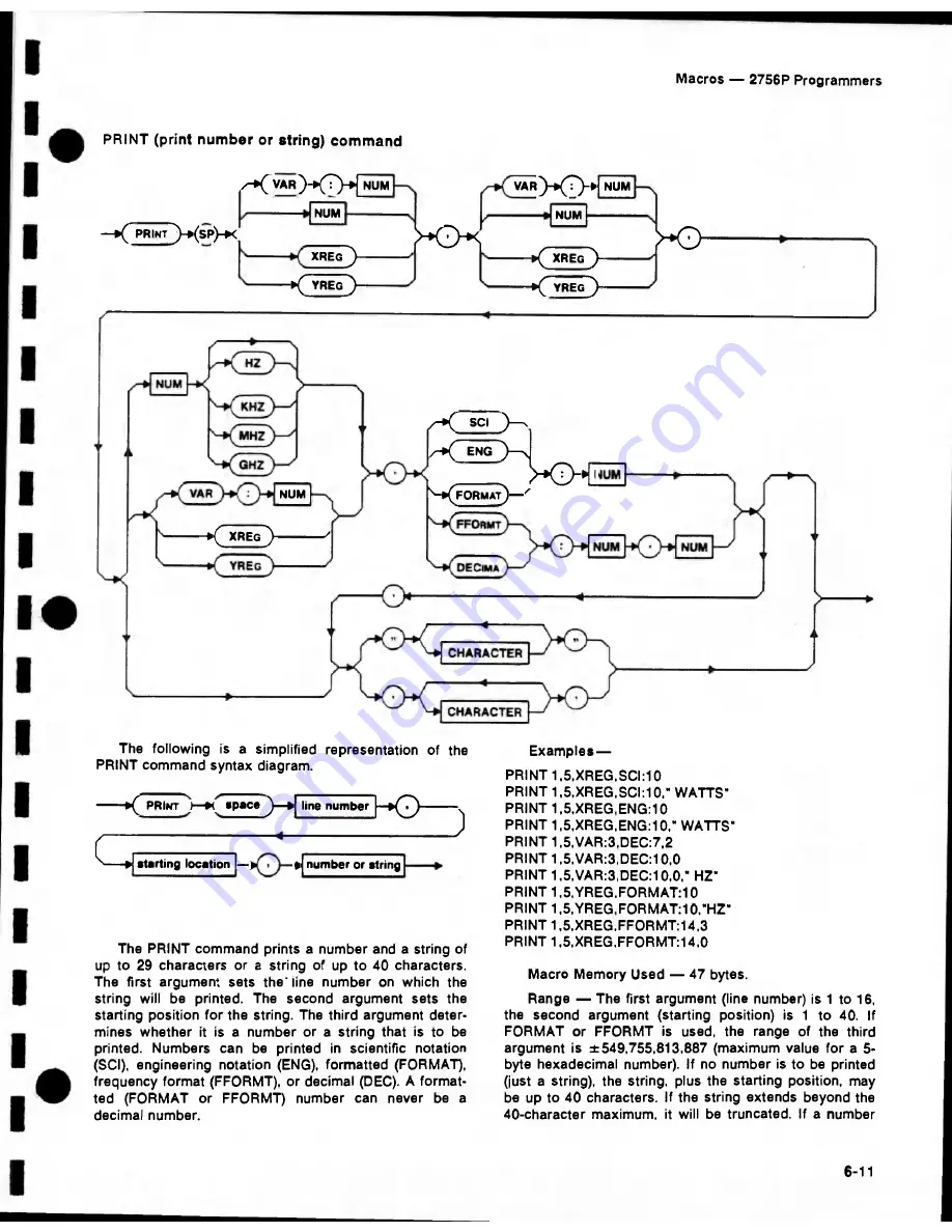 Tektronix 2756P Programmer'S Manual Download Page 98