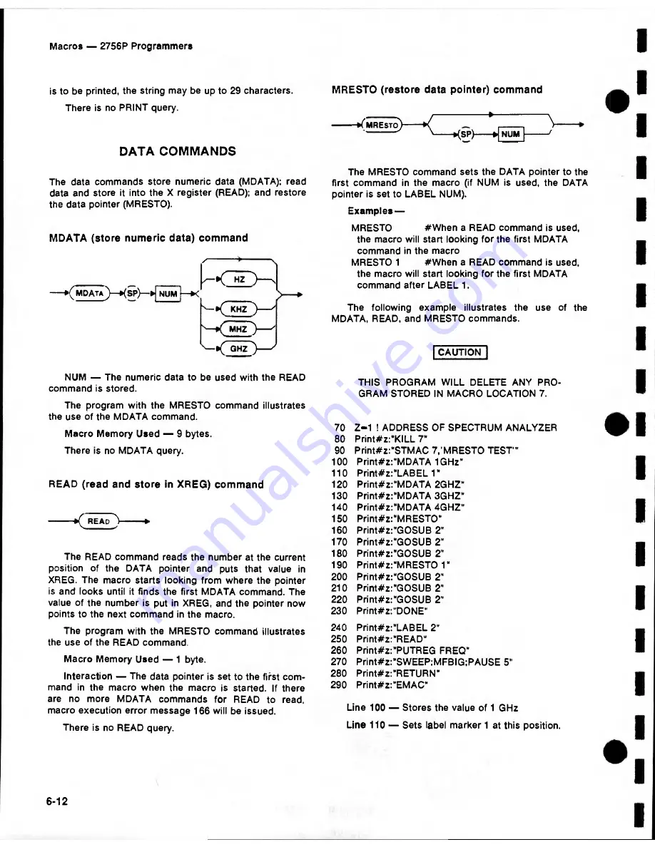 Tektronix 2756P Programmer'S Manual Download Page 99