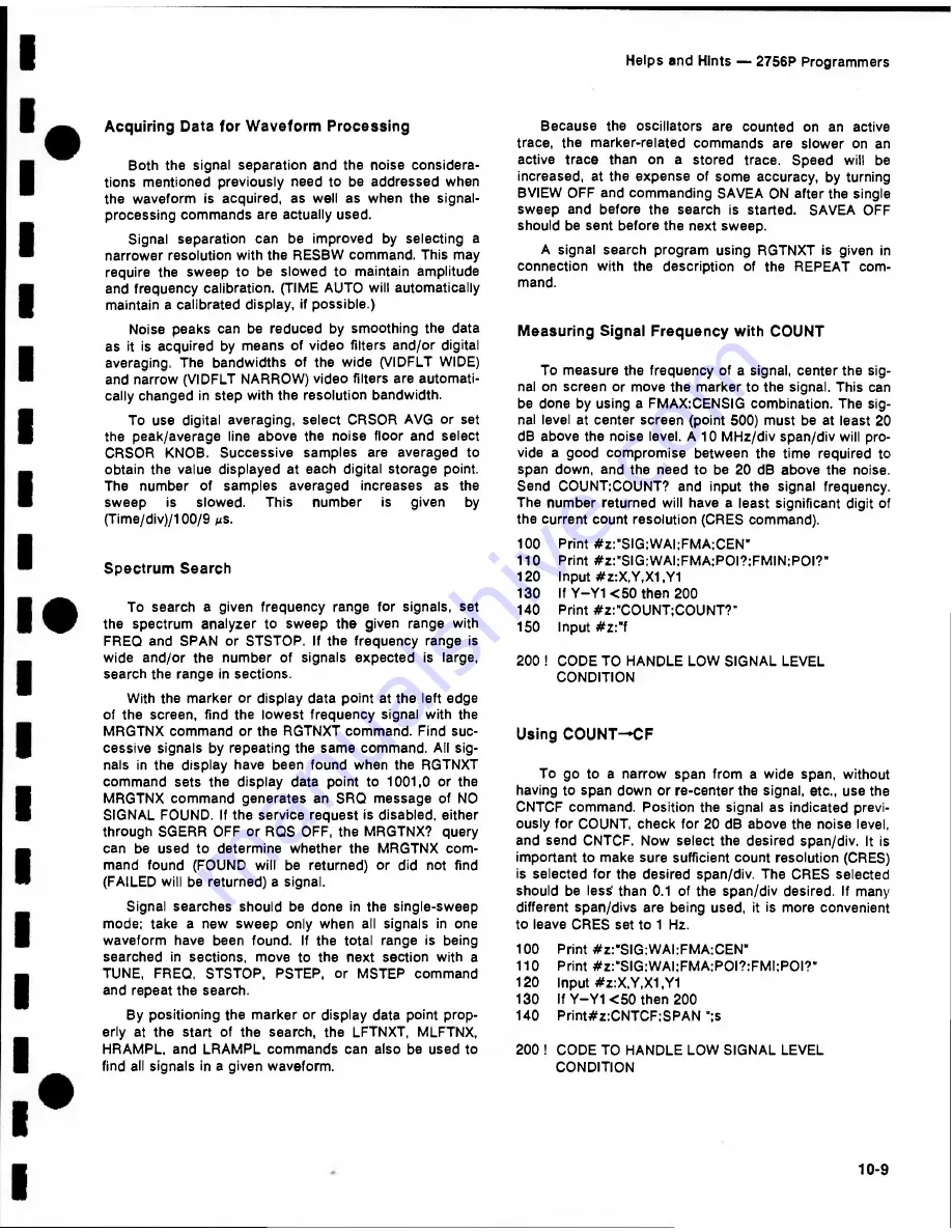 Tektronix 2756P Programmer'S Manual Download Page 143