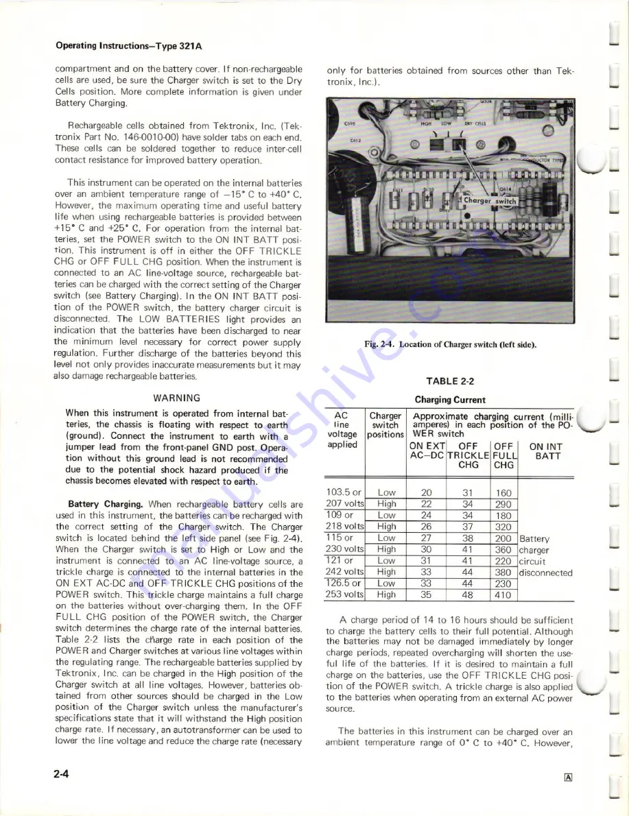 Tektronix 321 A Instruction Manual Download Page 12