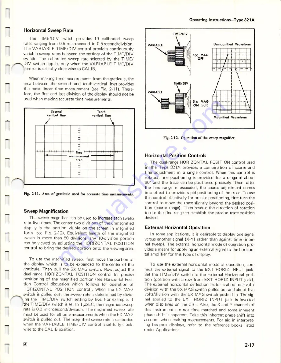 Tektronix 321 A Instruction Manual Download Page 25