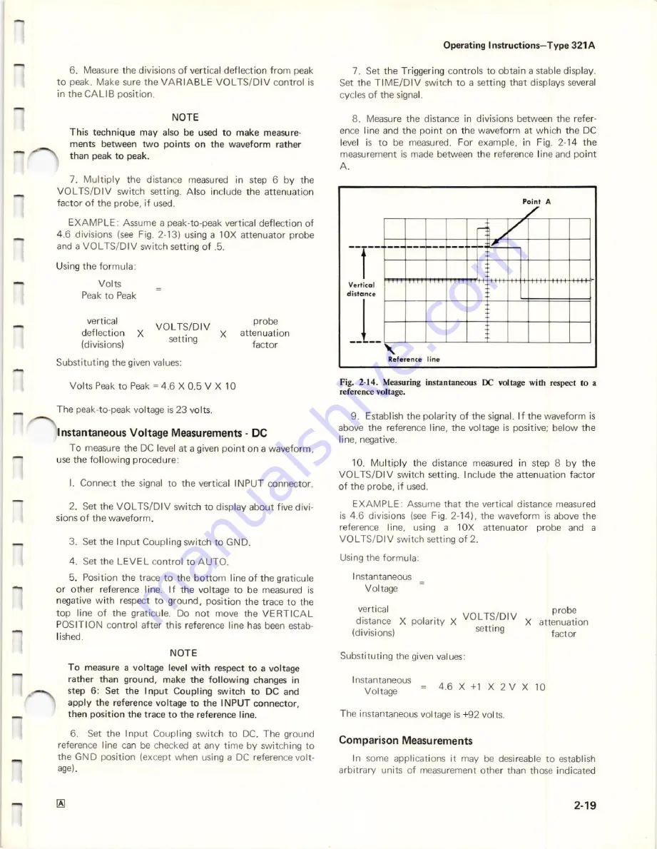 Tektronix 321 A Instruction Manual Download Page 27