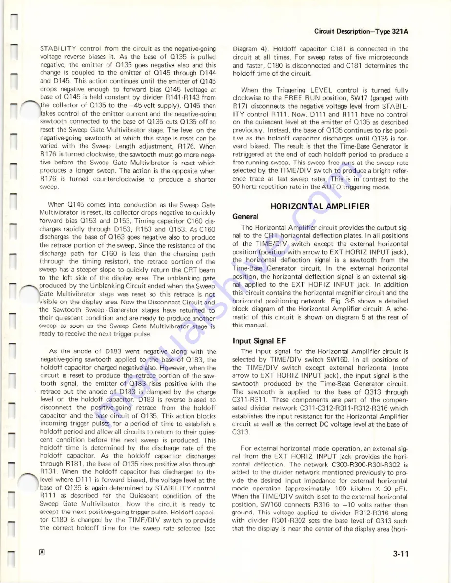 Tektronix 321 A Instruction Manual Download Page 41