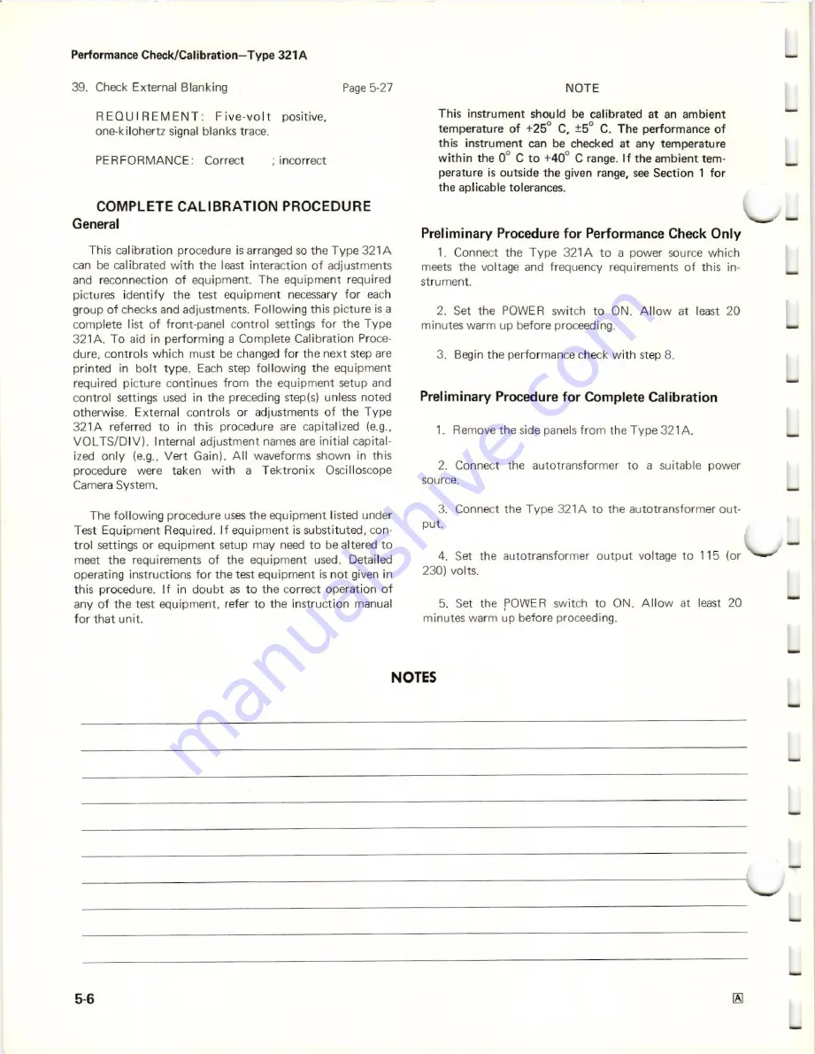 Tektronix 321 A Скачать руководство пользователя страница 64