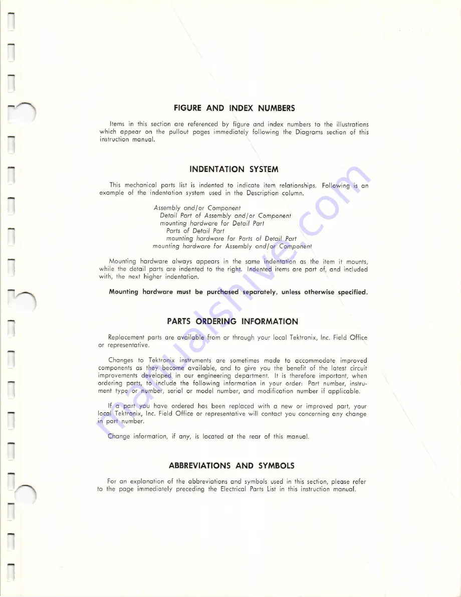 Tektronix 321 A Instruction Manual Download Page 99