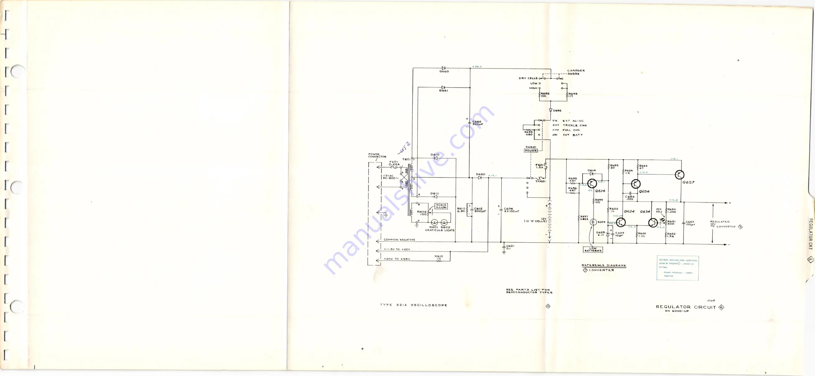 Tektronix 321 A Instruction Manual Download Page 123