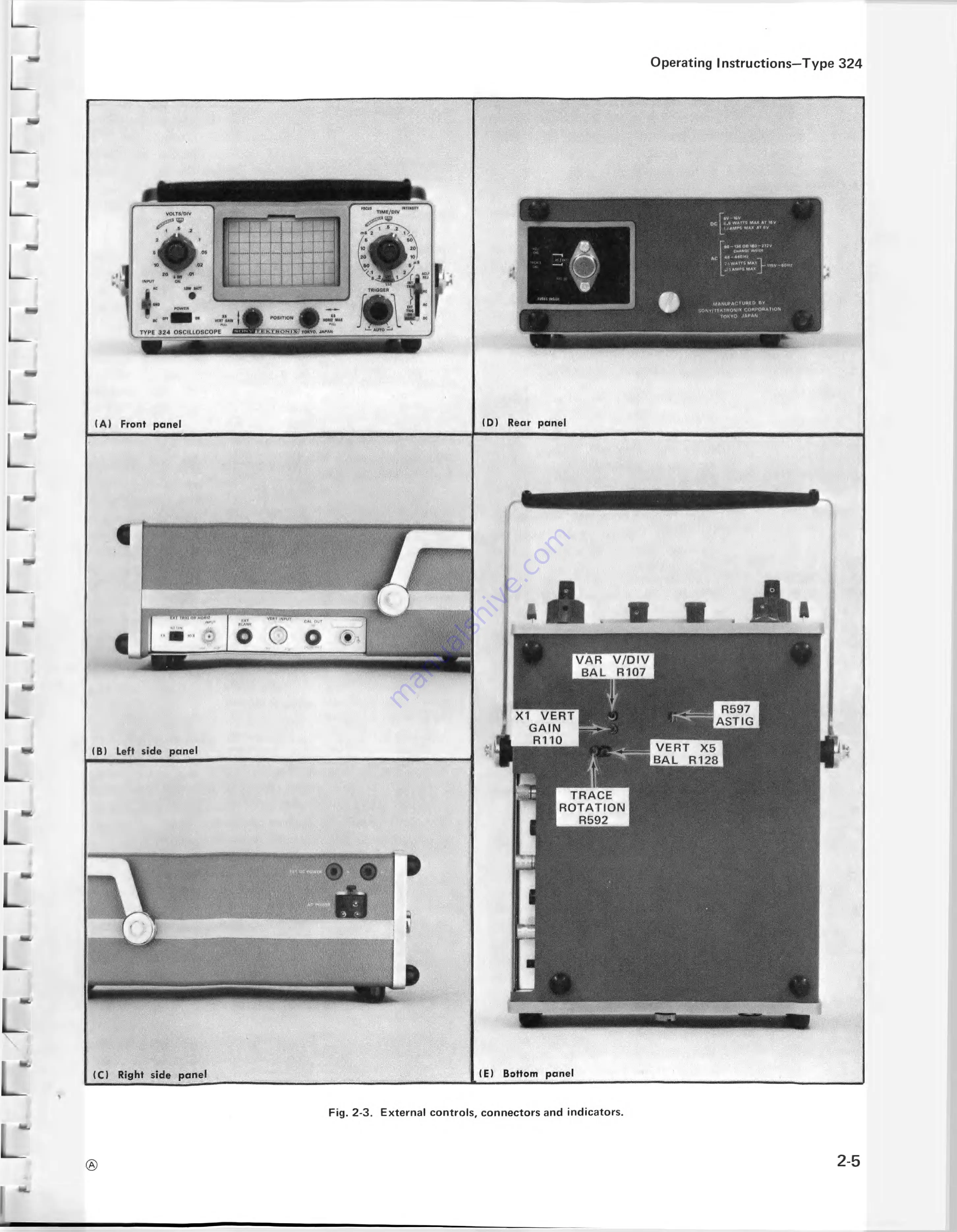 Tektronix 324 Скачать руководство пользователя страница 17