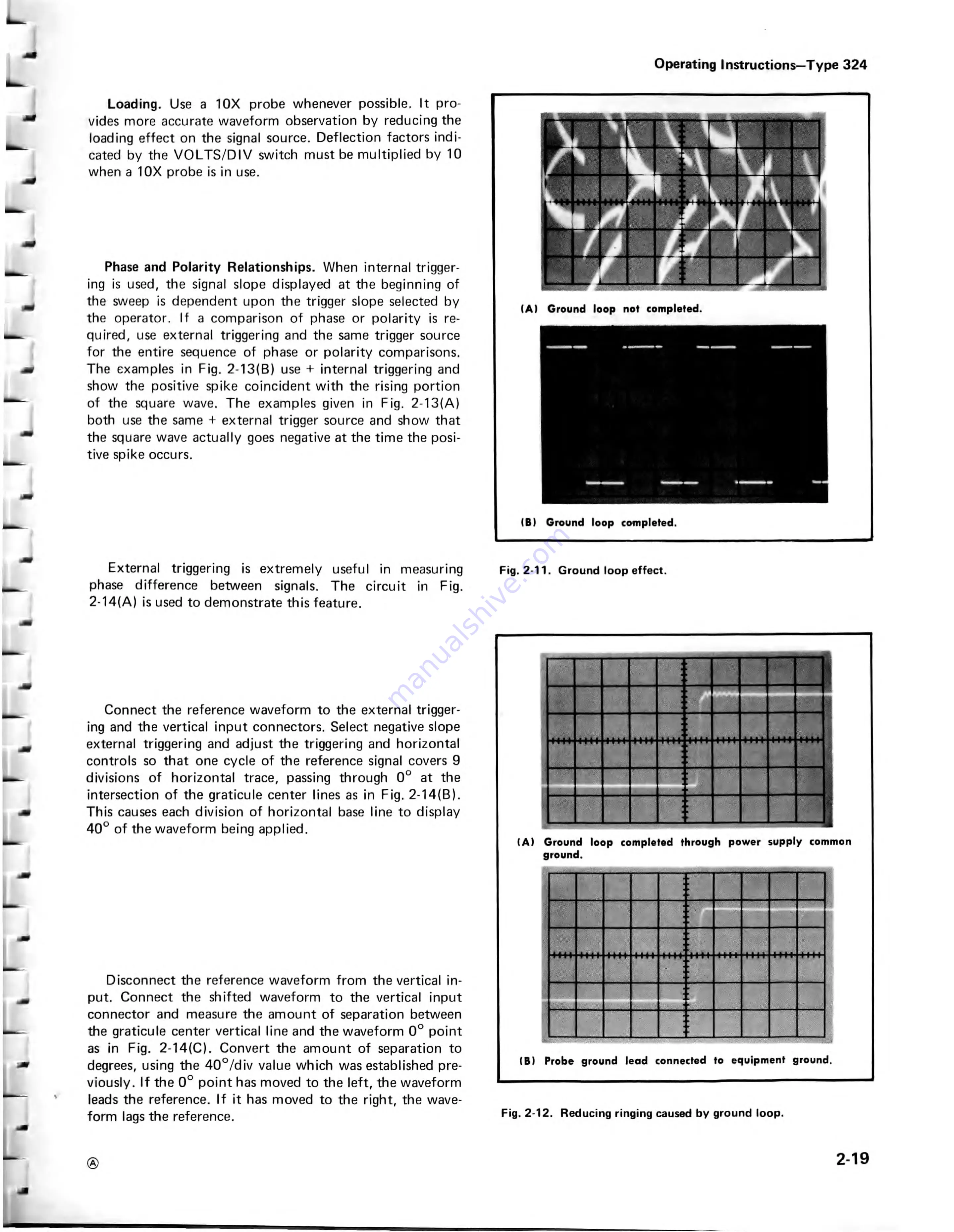 Tektronix 324 Скачать руководство пользователя страница 31