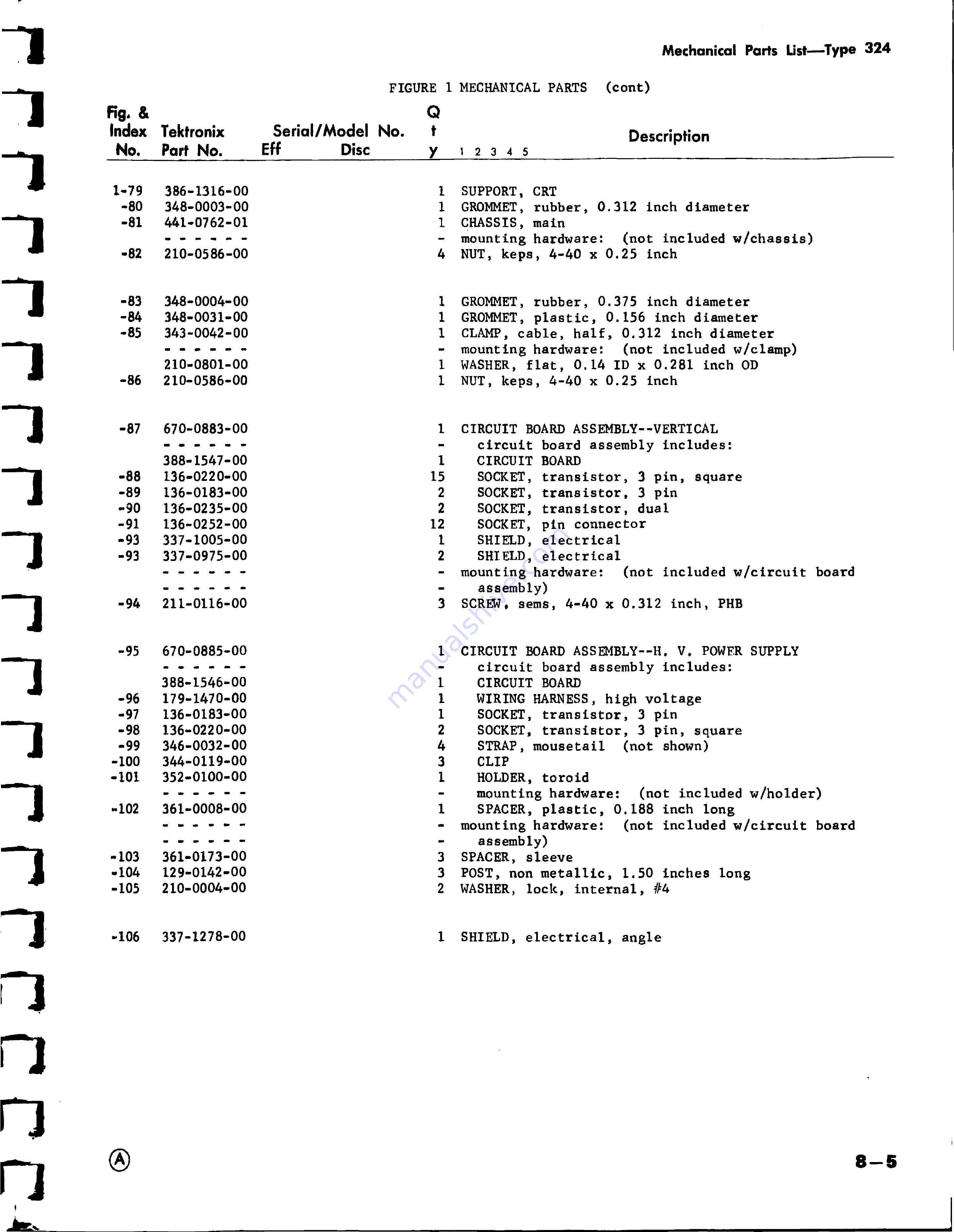 Tektronix 324 Скачать руководство пользователя страница 147