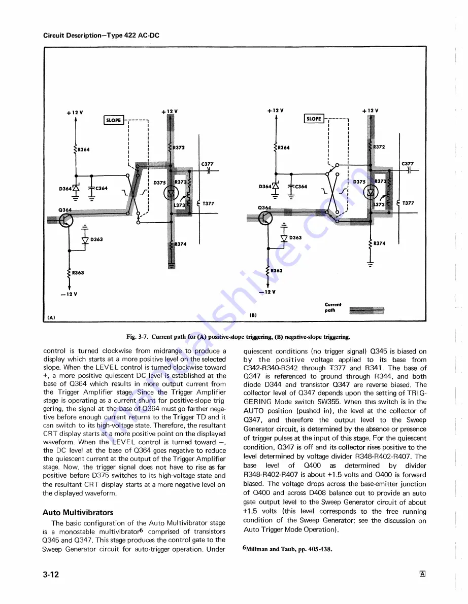 Tektronix 422 Instruction Manual Download Page 50