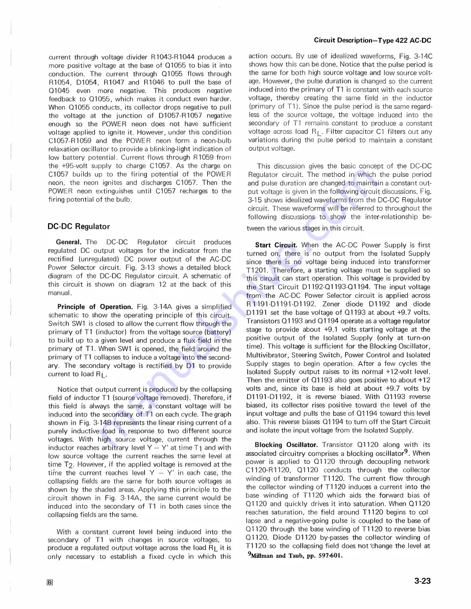 Tektronix 422 Instruction Manual Download Page 61