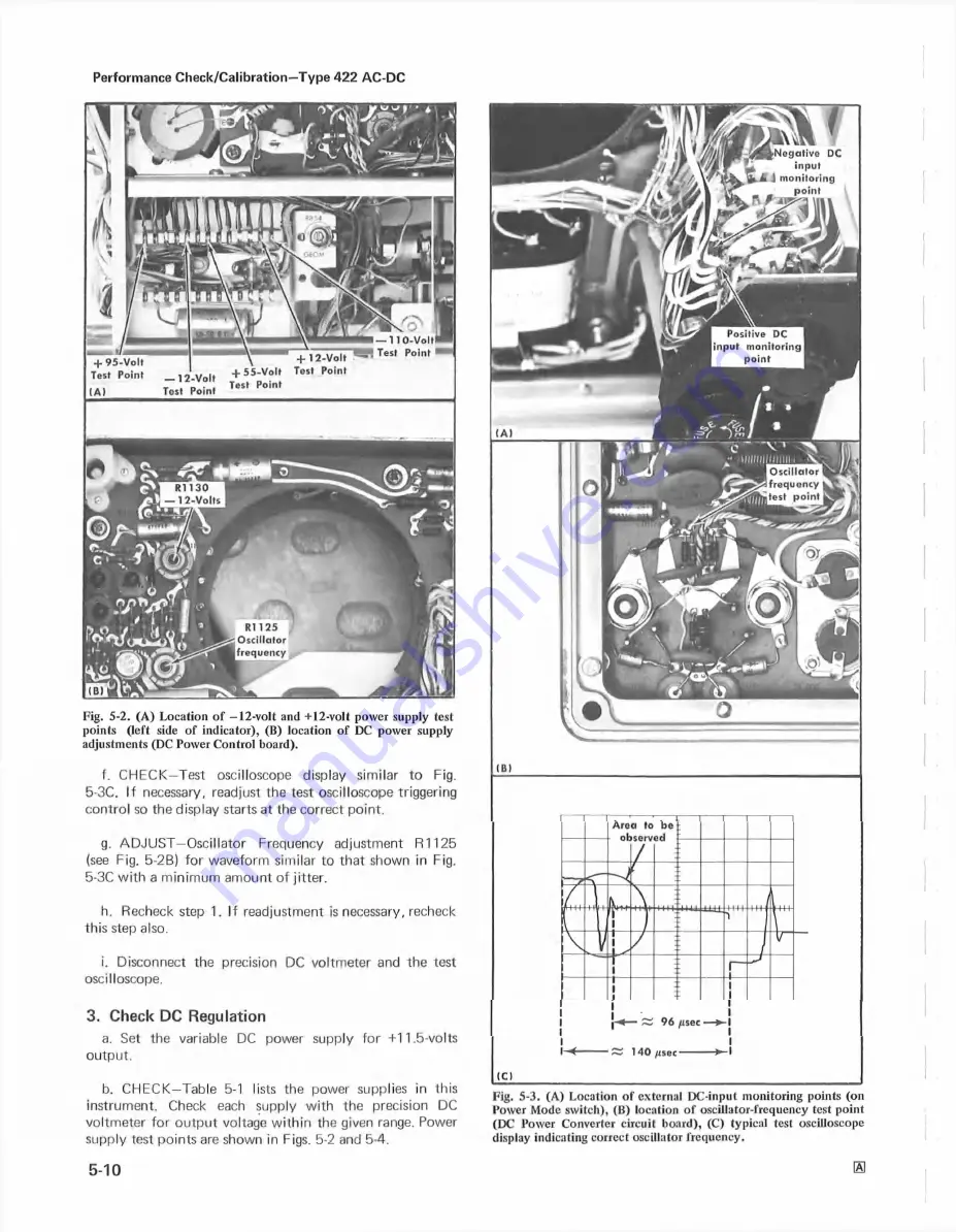 Tektronix 422 Скачать руководство пользователя страница 104