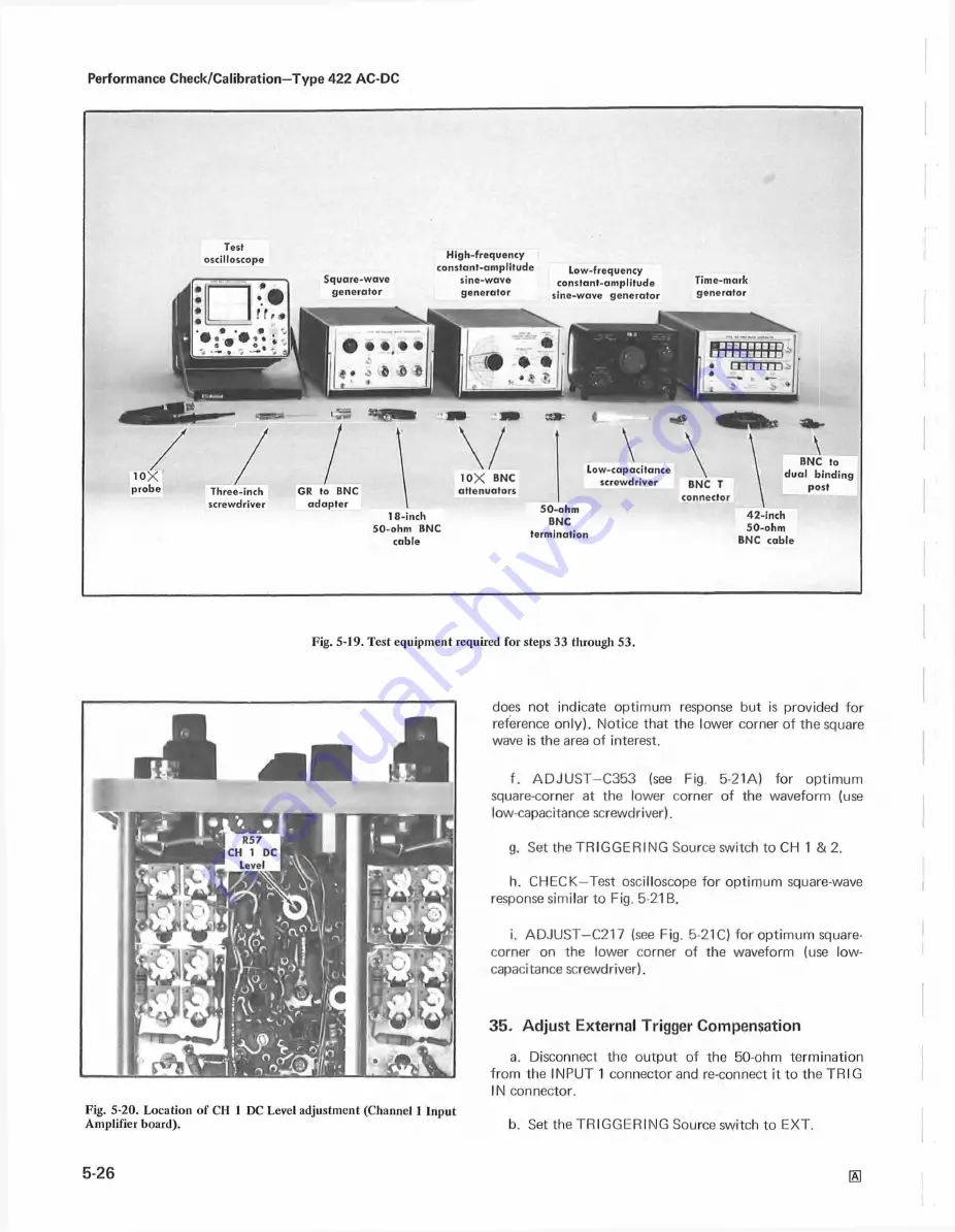 Tektronix 422 Instruction Manual Download Page 120