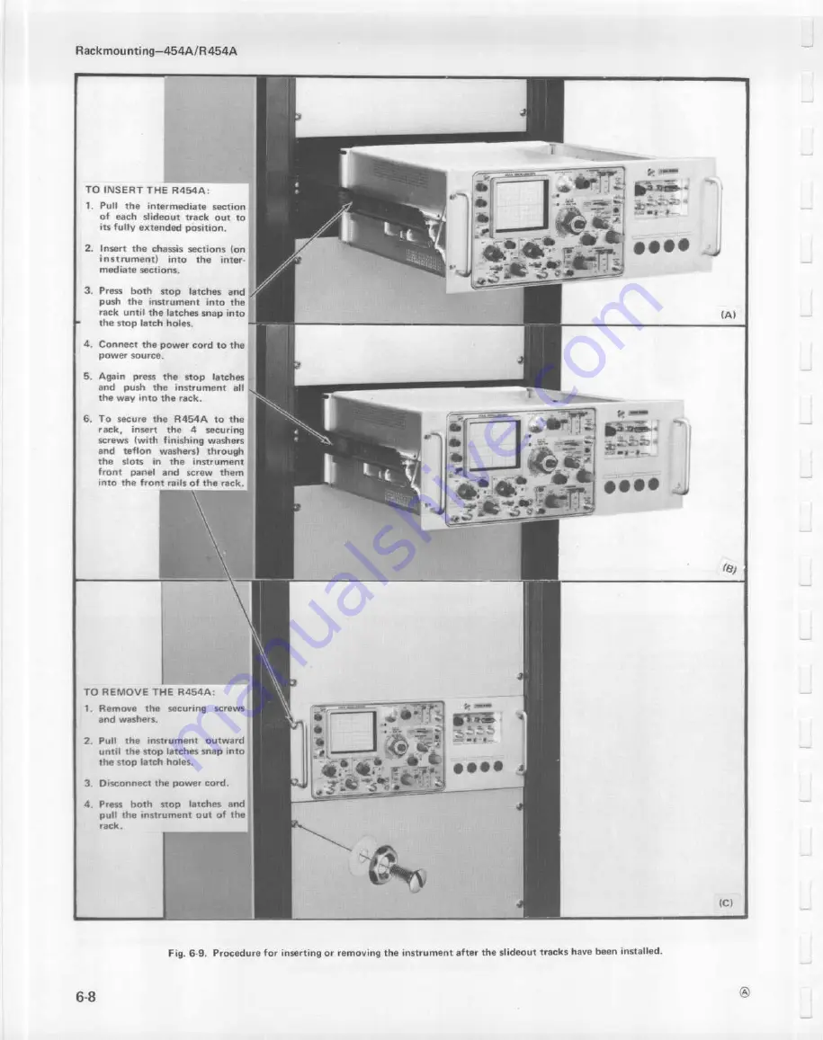 Tektronix 454A Instruction Manual Download Page 174