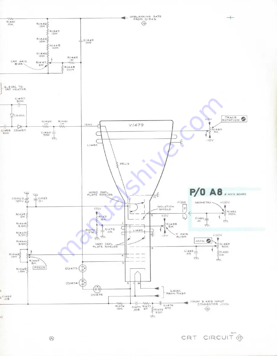 Tektronix 454A Instruction Manual Download Page 292