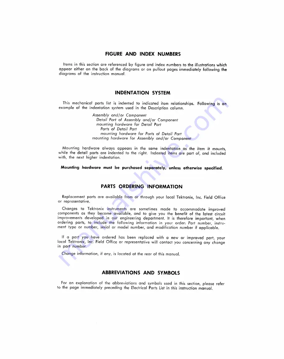 Tektronix 454A Instruction Manual Download Page 293