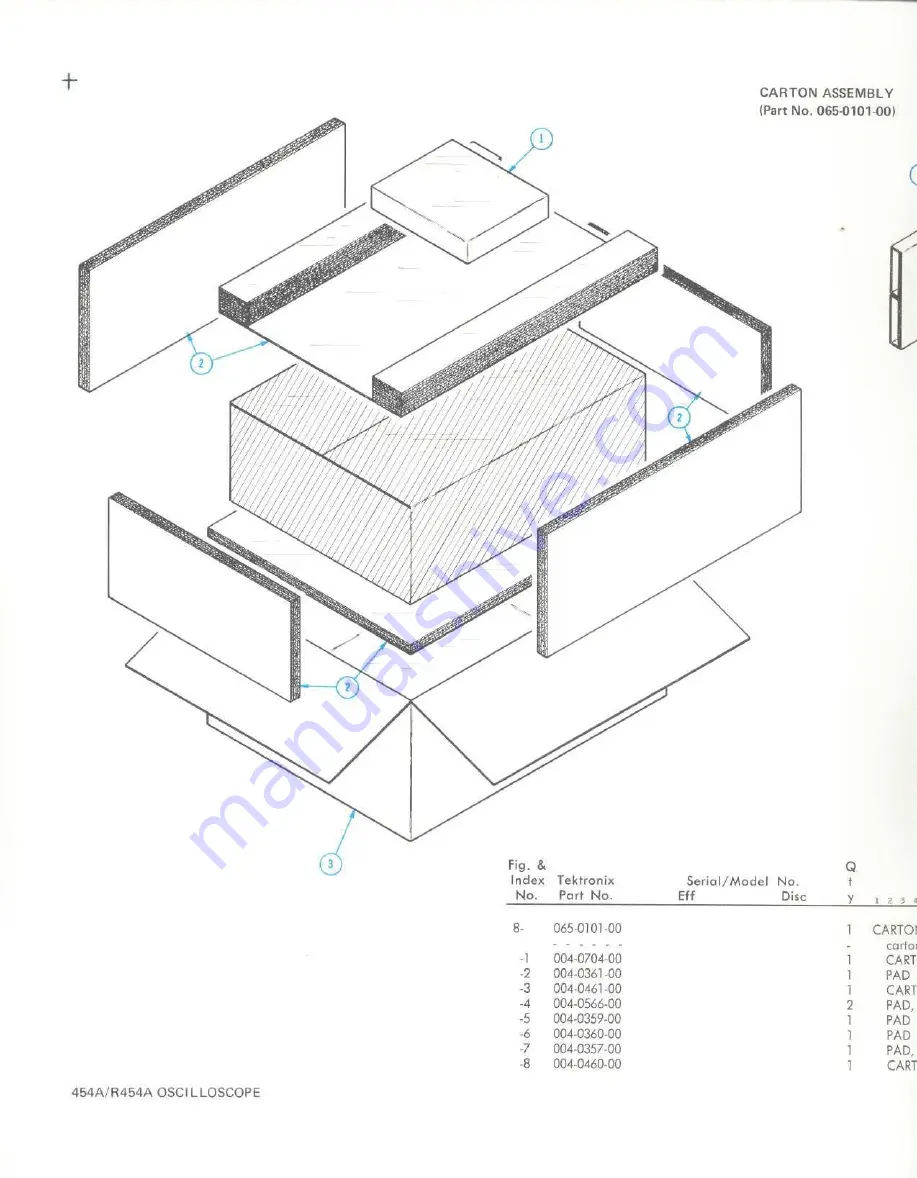 Tektronix 454A Instruction Manual Download Page 338