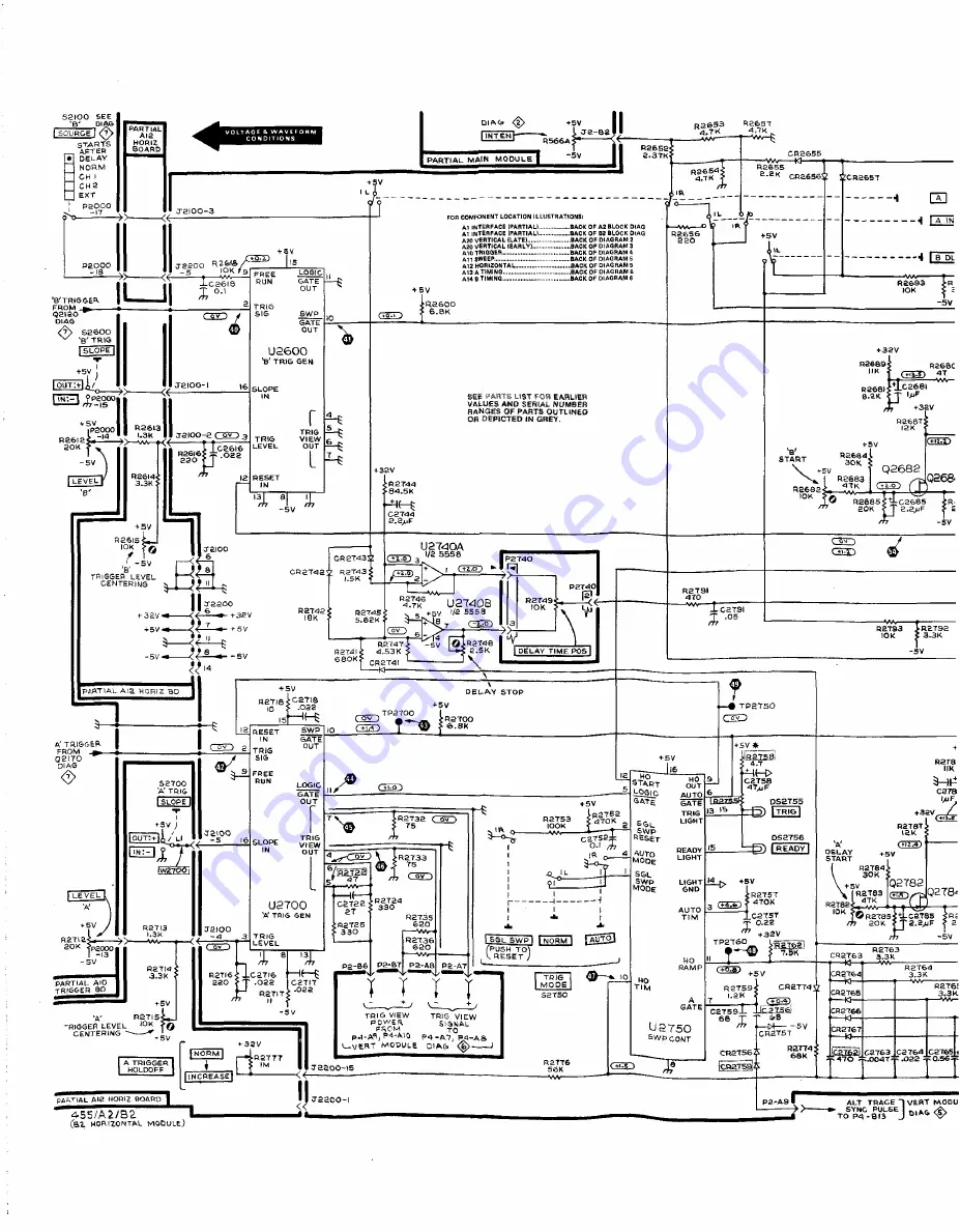 Tektronix 455 Instruction Manual Download Page 213