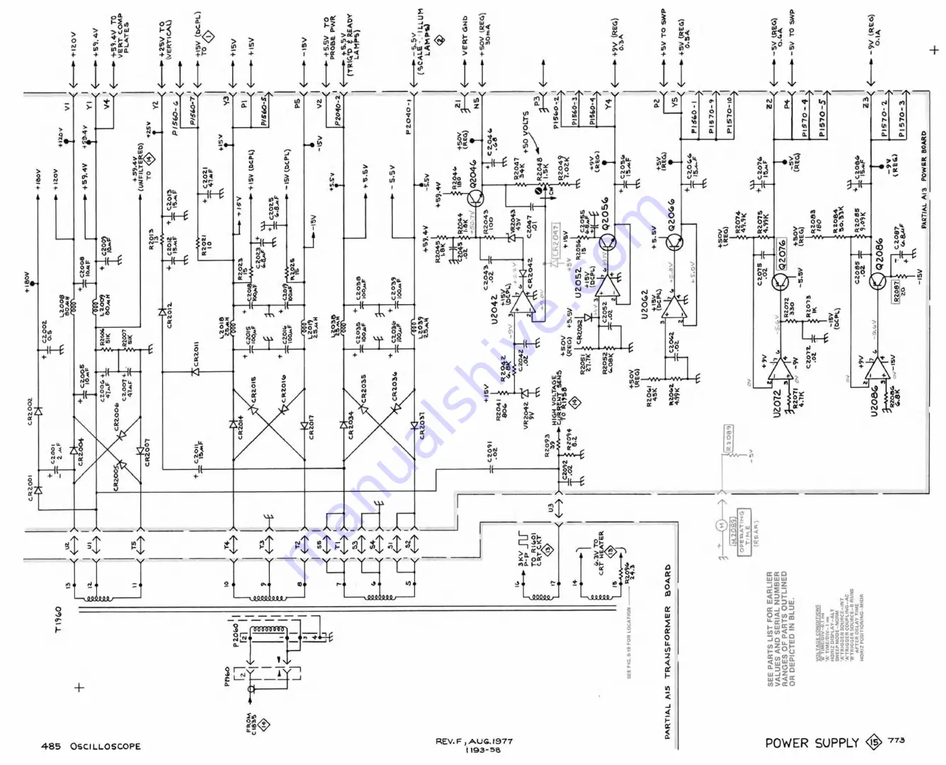 Tektronix 485 Скачать руководство пользователя страница 164