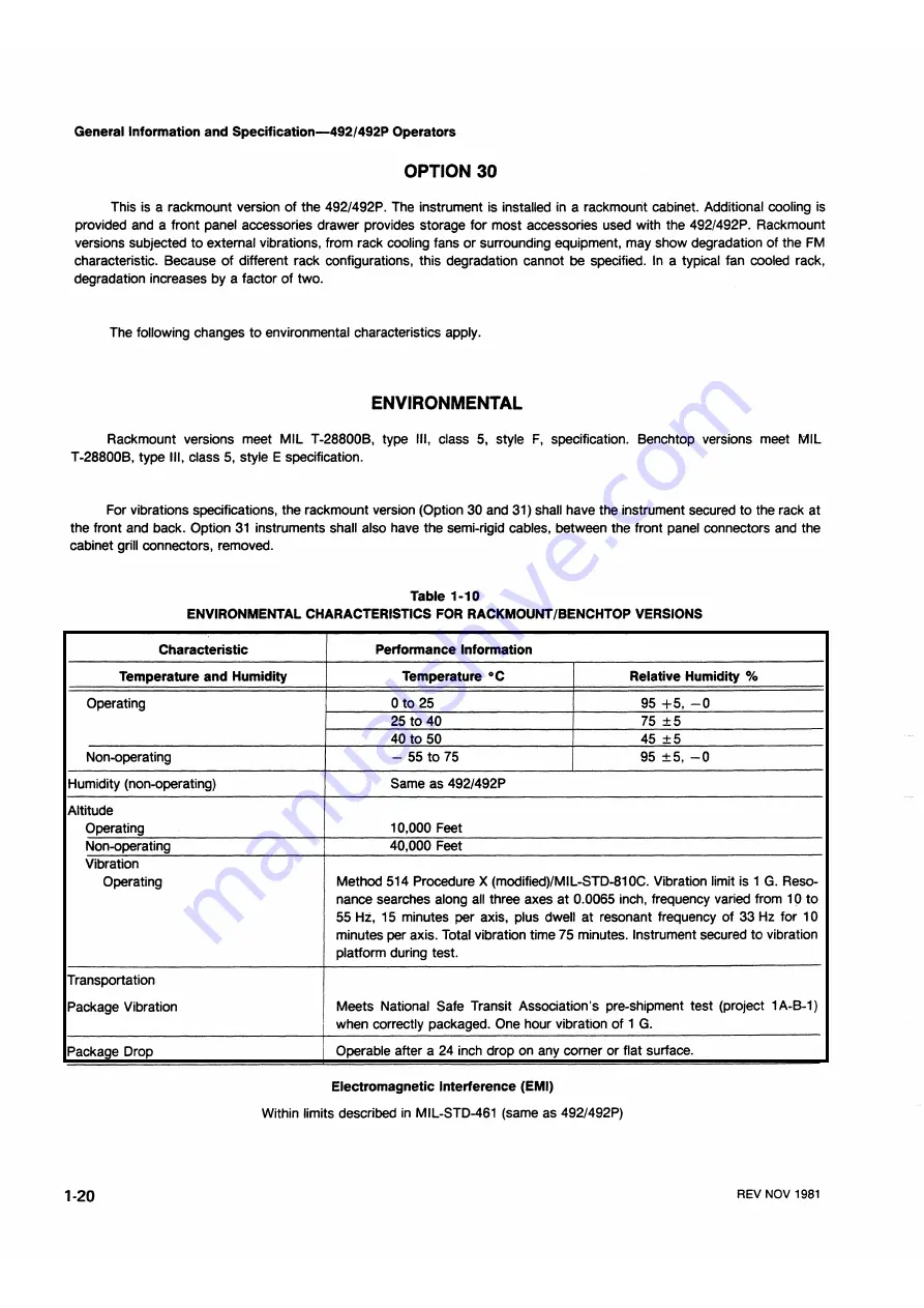 Tektronix 492, 492P Скачать руководство пользователя страница 30