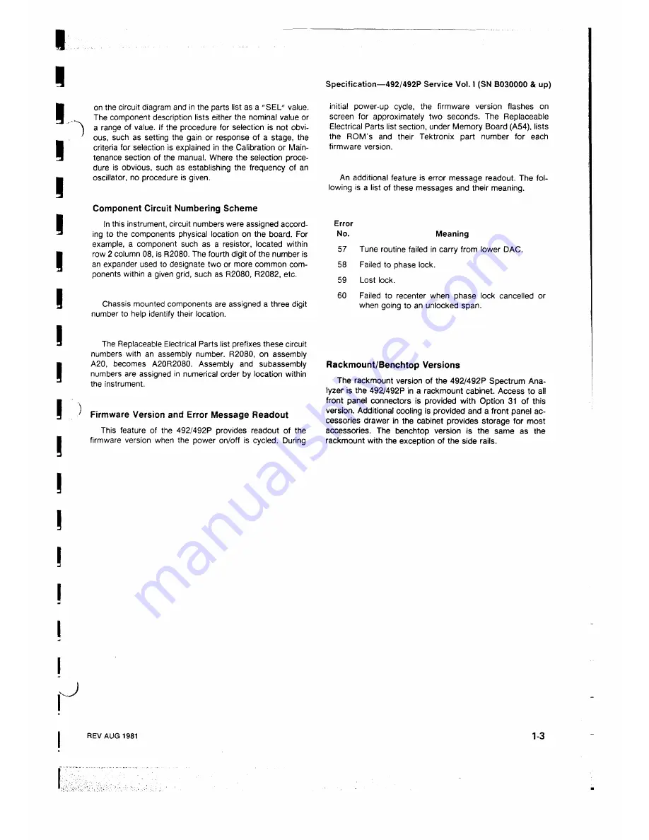 Tektronix 492, 492P Service Manual Download Page 15