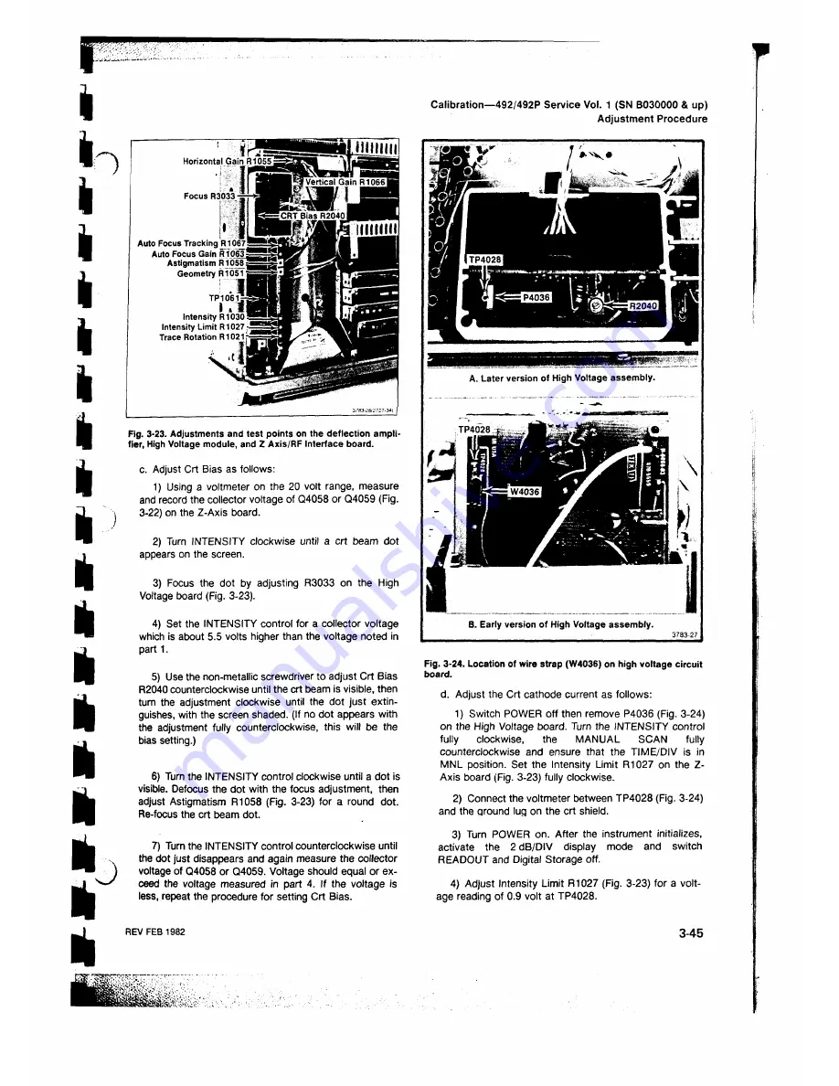 Tektronix 492, 492P Скачать руководство пользователя страница 78