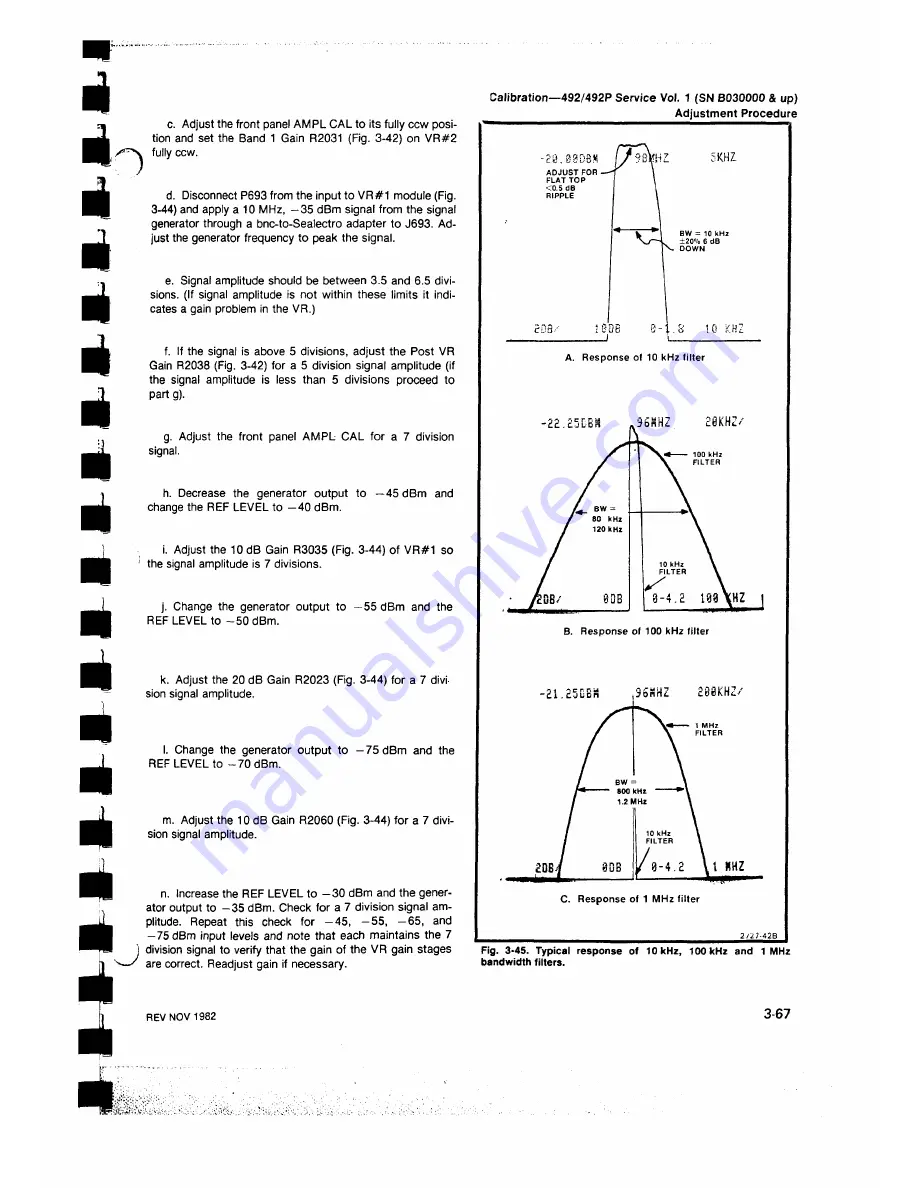 Tektronix 492, 492P Скачать руководство пользователя страница 100