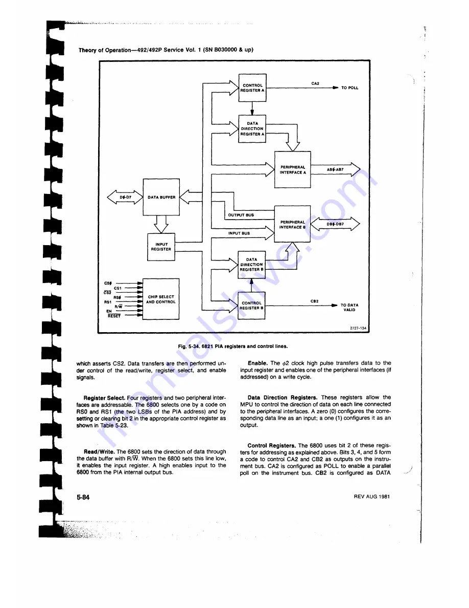 Tektronix 492, 492P Service Manual Download Page 247