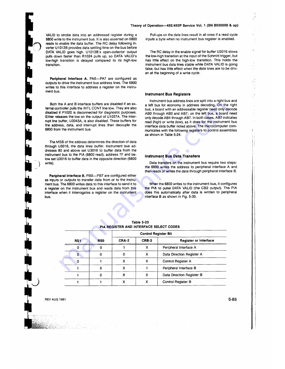 Tektronix 492, 492P Скачать руководство пользователя страница 248