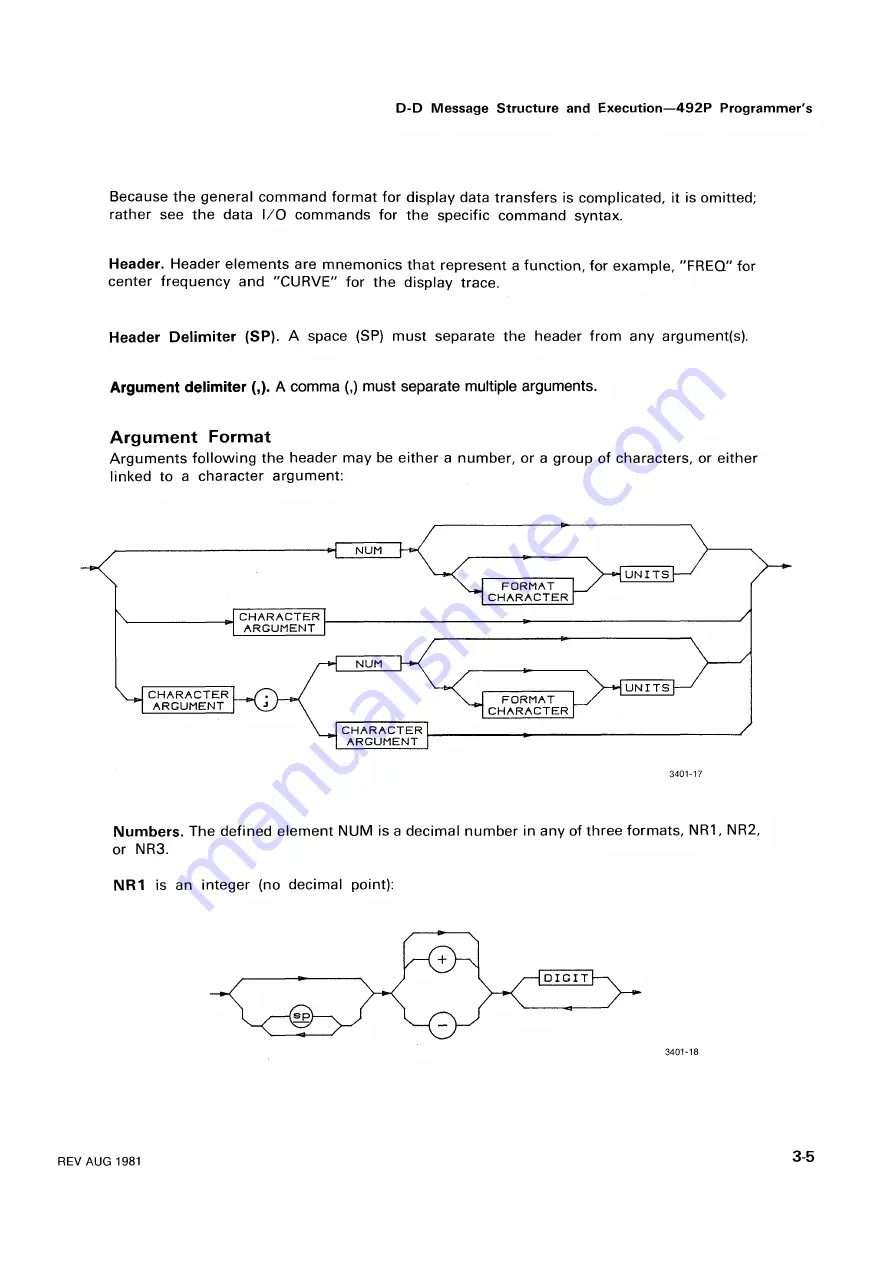 Tektronix 492P Скачать руководство пользователя страница 45