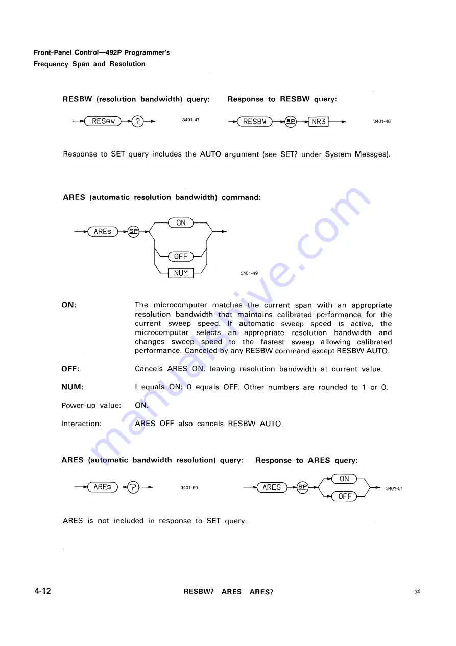 Tektronix 492P Скачать руководство пользователя страница 60