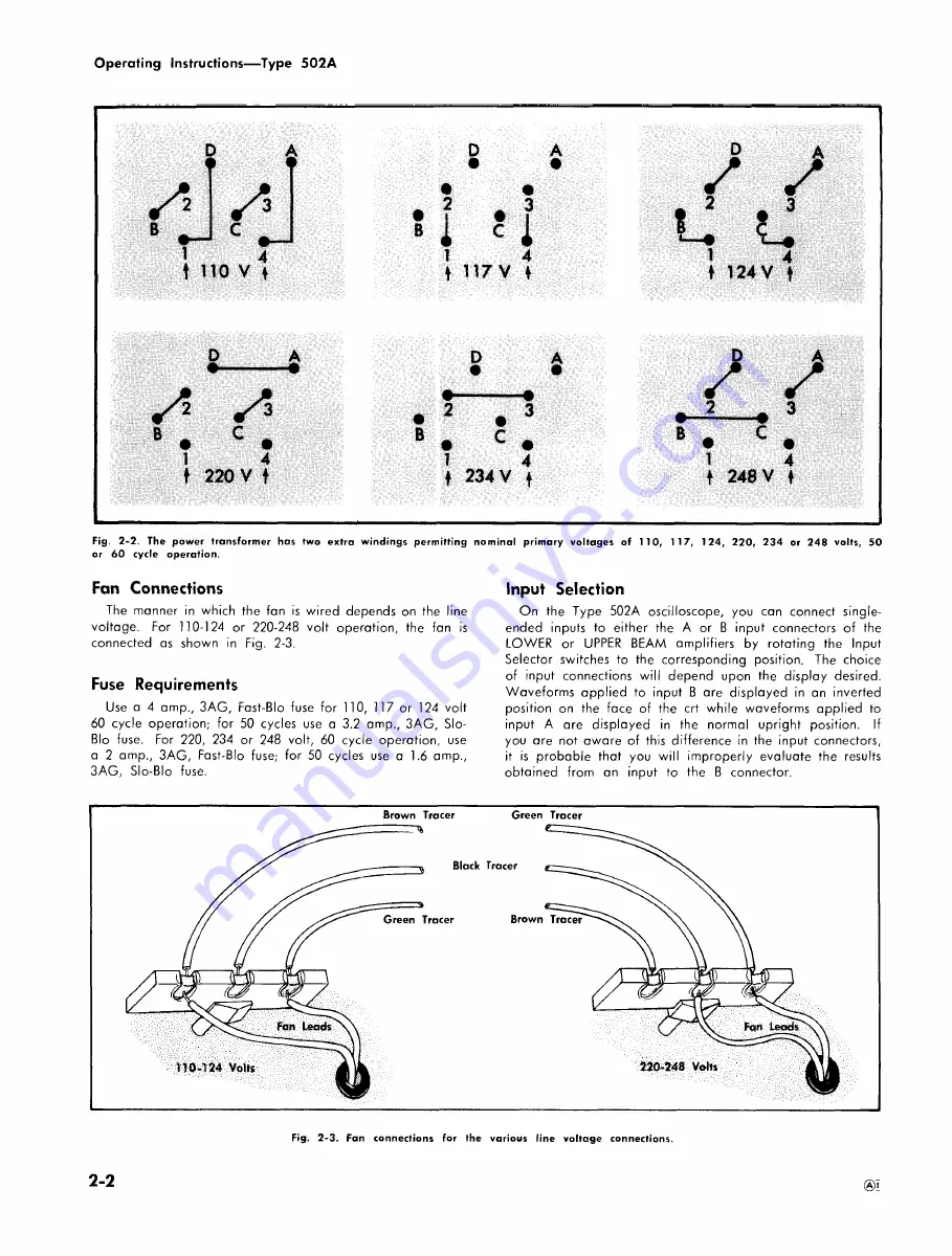 Tektronix 502A Instruction Manual Download Page 8