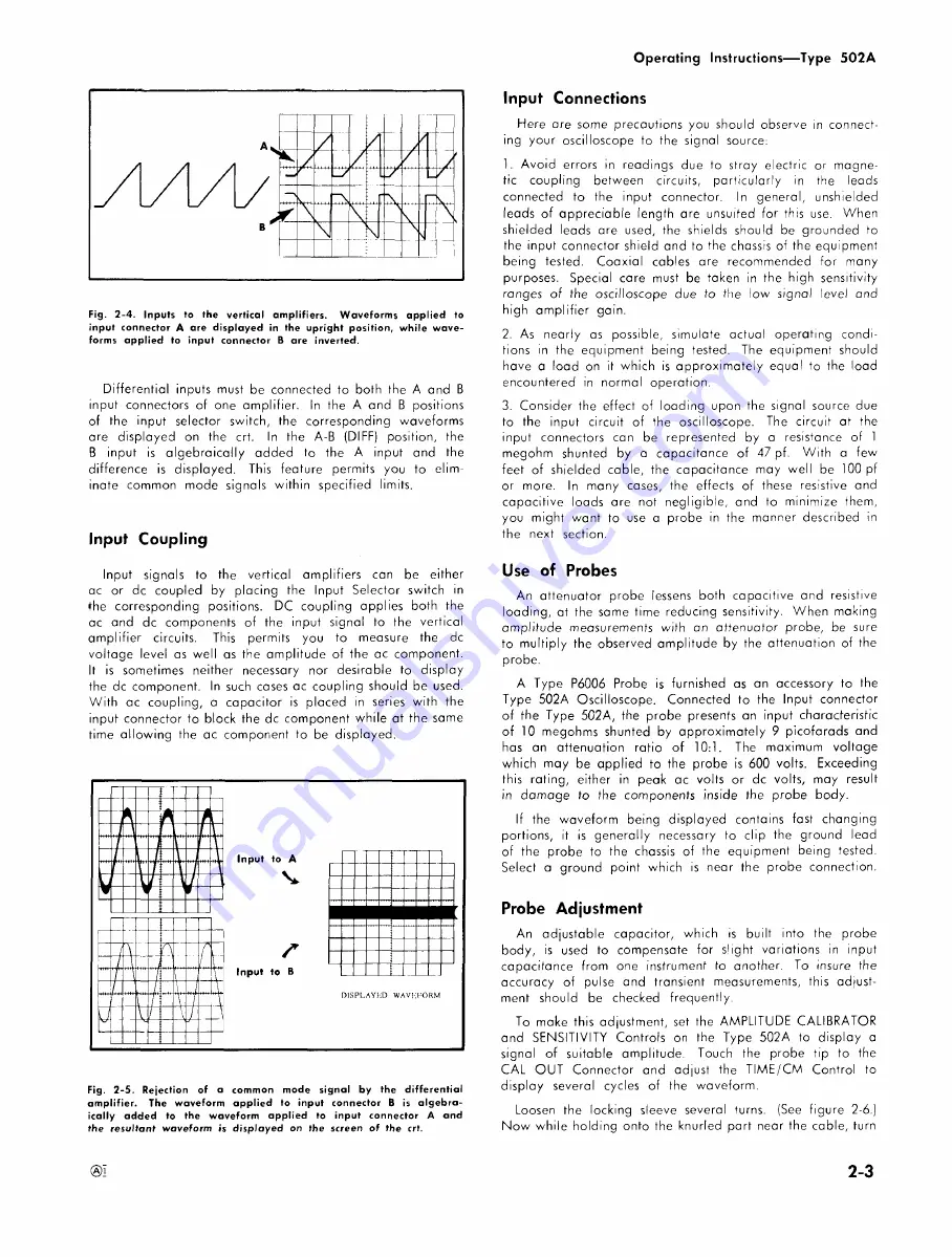 Tektronix 502A Instruction Manual Download Page 9