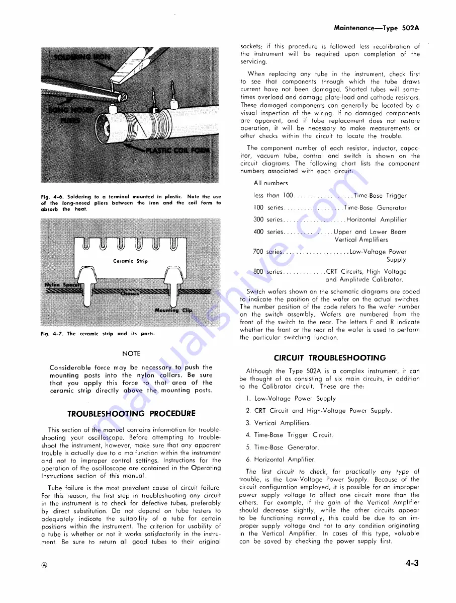 Tektronix 502A Instruction Manual Download Page 37