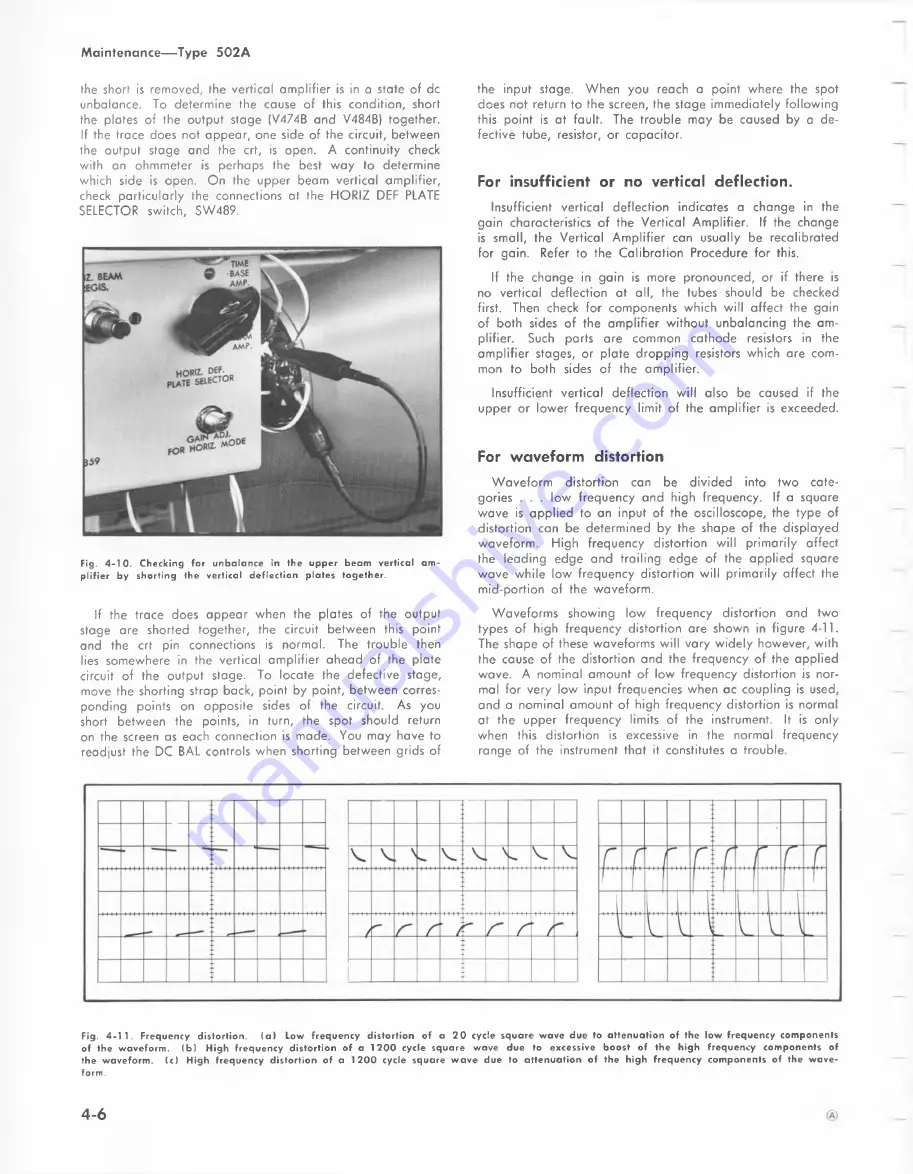 Tektronix 502A Скачать руководство пользователя страница 40