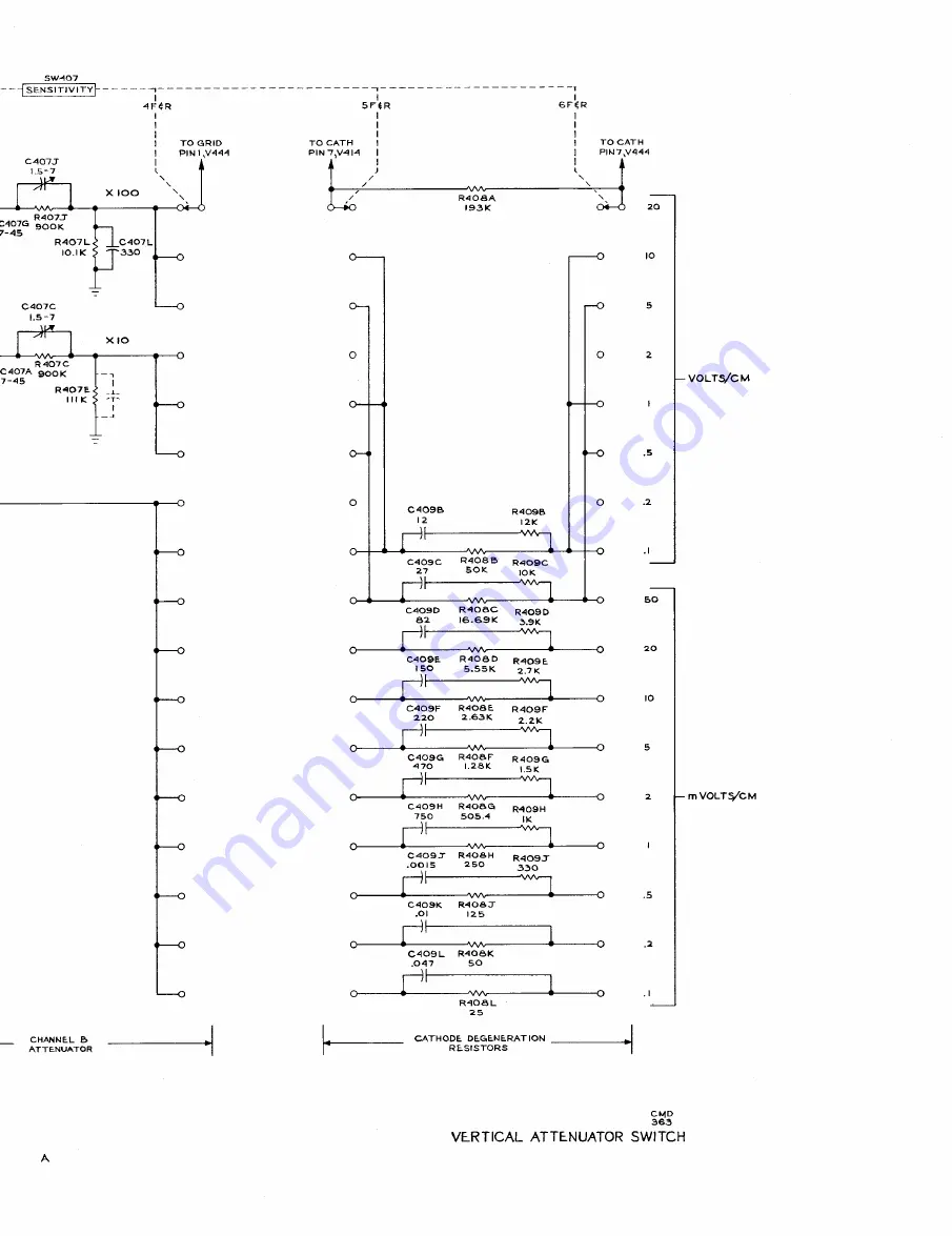 Tektronix 502A Instruction Manual Download Page 100