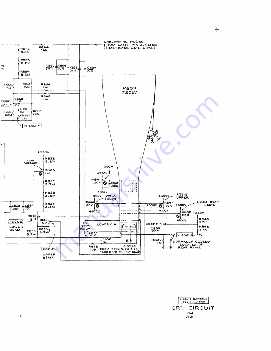 Tektronix 502A Instruction Manual Download Page 106