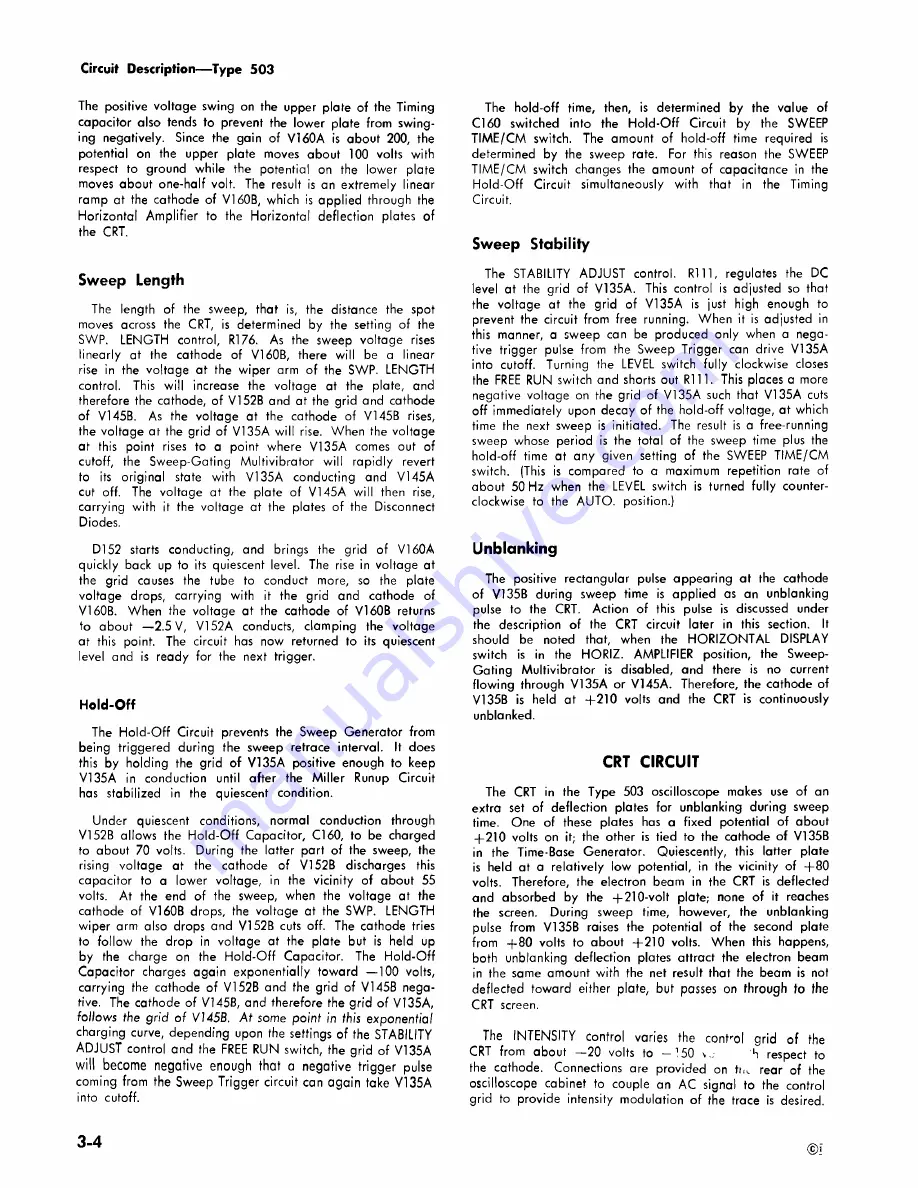 Tektronix 503 Instruction Manual Download Page 21