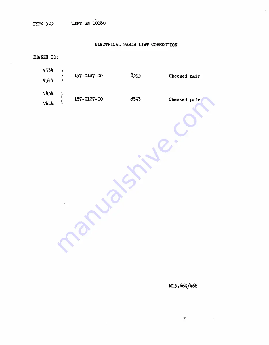 Tektronix 503 Instruction Manual Download Page 145