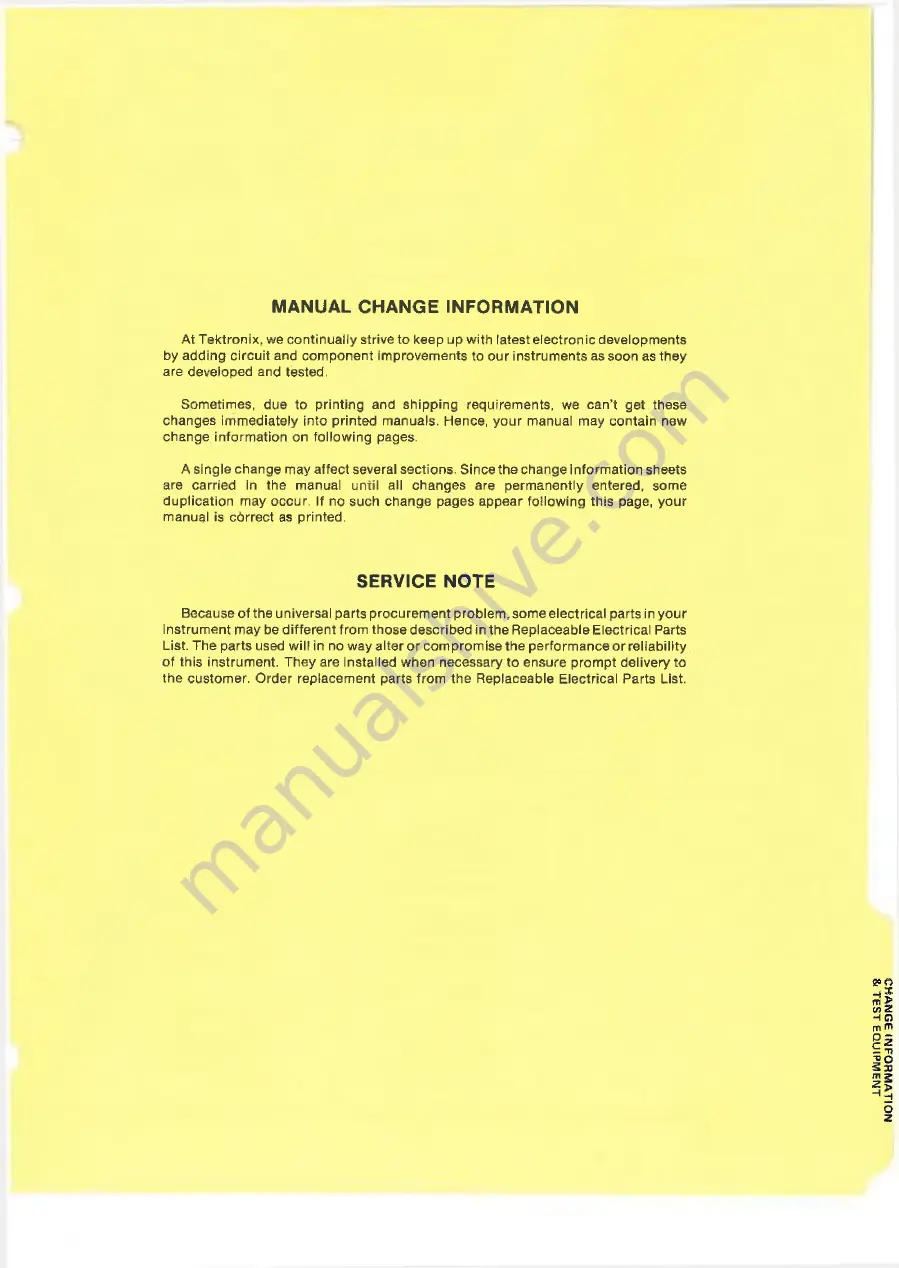 Tektronix 5110 Instruction Manual Download Page 127