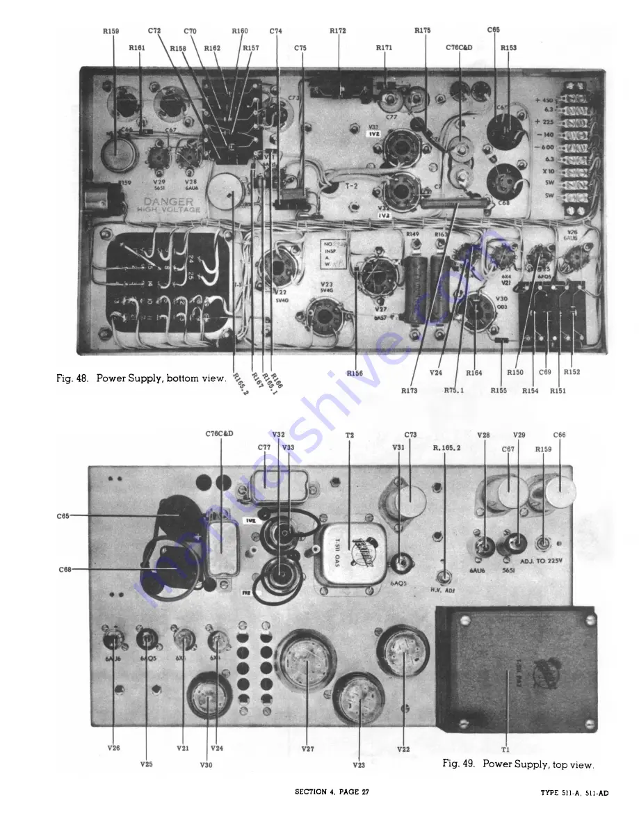 Tektronix 511A-AD Instruction Manual Download Page 48