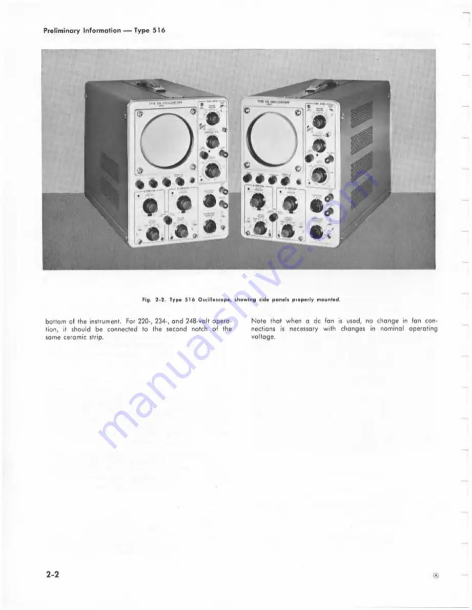 Tektronix 516 series Instruction Manual Download Page 9