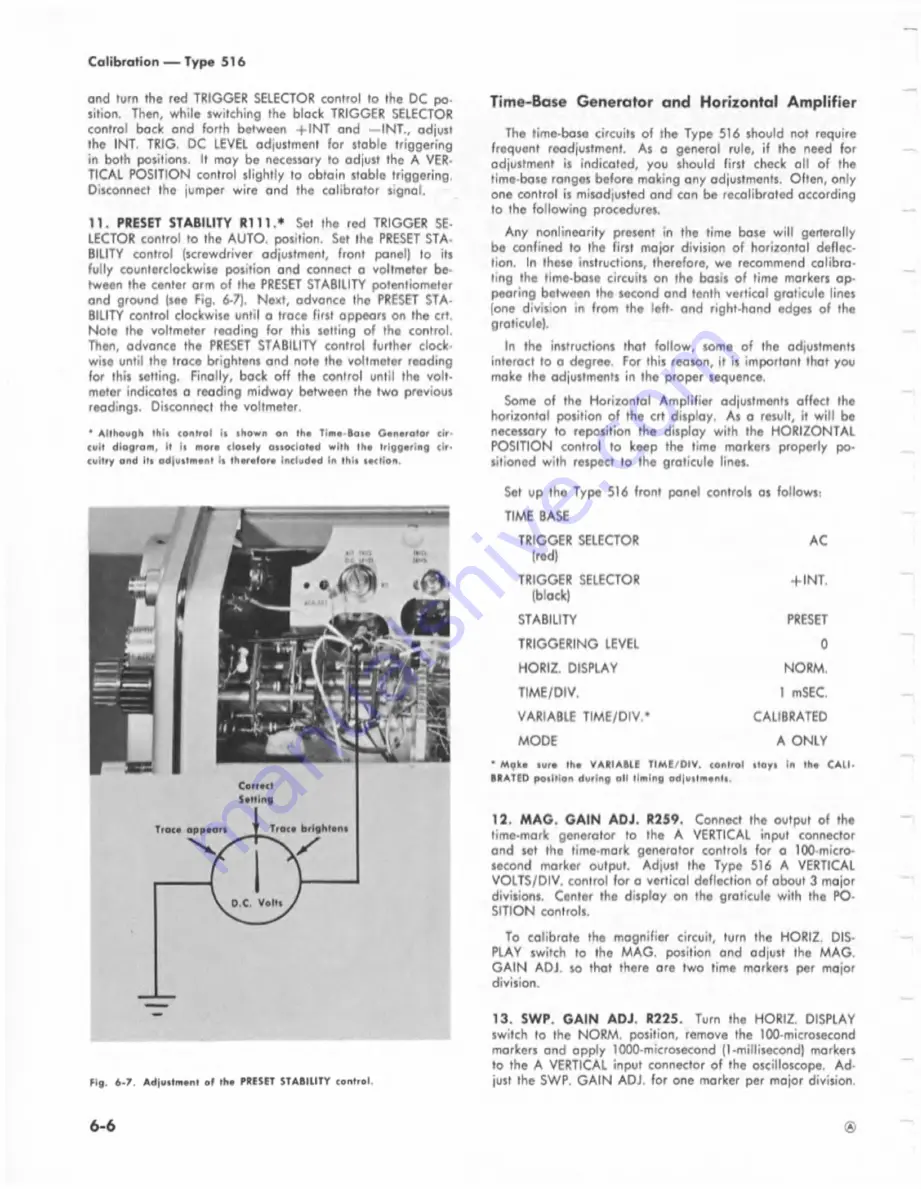 Tektronix 516 series Instruction Manual Download Page 45