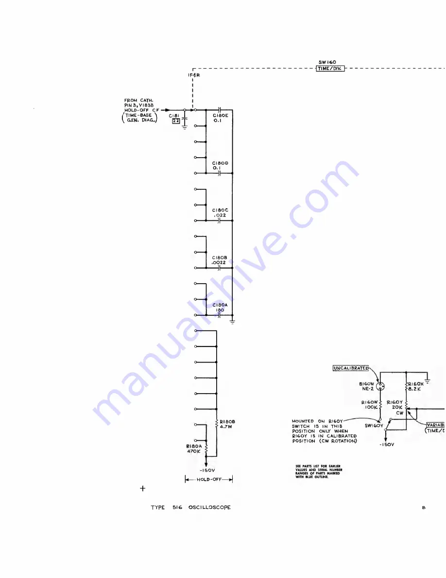 Tektronix 516 series Instruction Manual Download Page 113