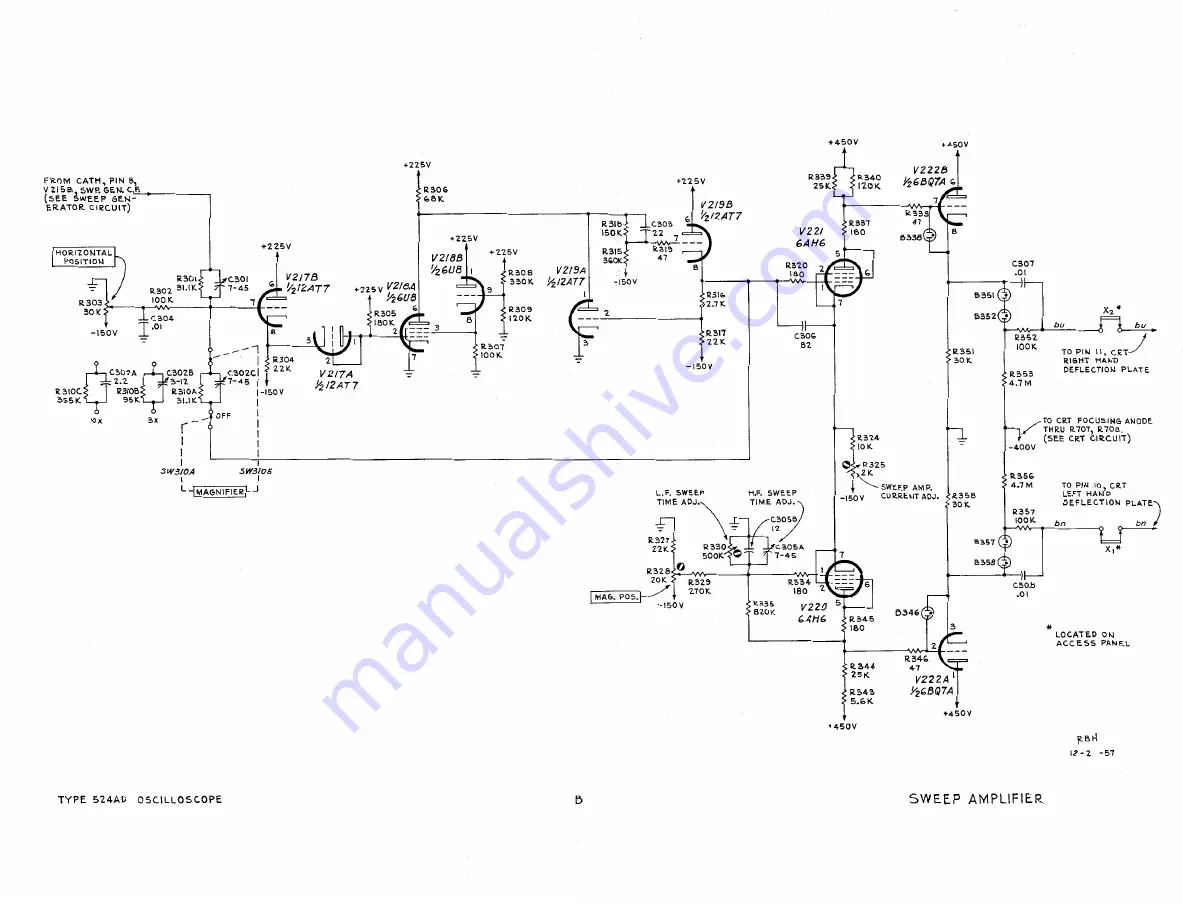 Tektronix 524AD series Instruction Manual Download Page 42