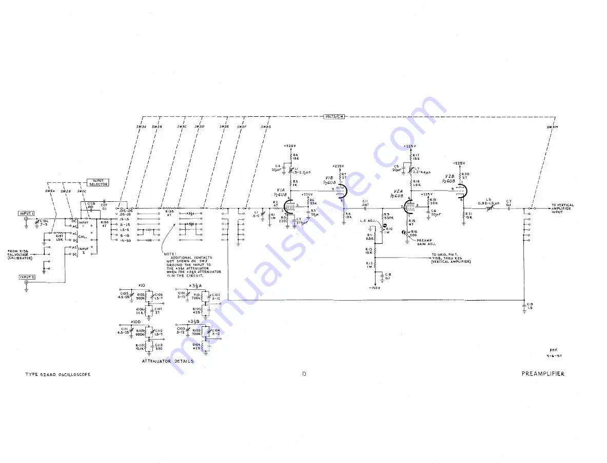 Tektronix 524AD series Instruction Manual Download Page 48