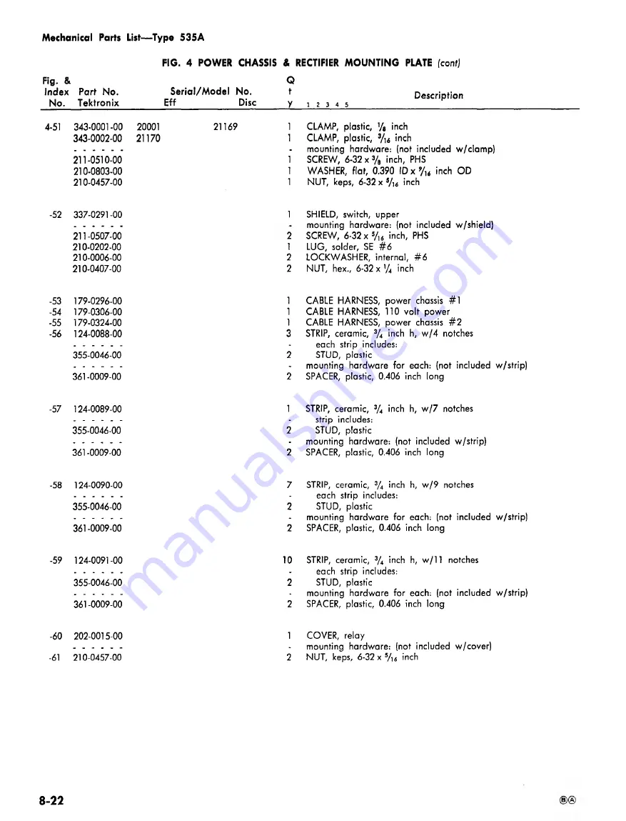 Tektronix 535A Instruction Manual Download Page 116