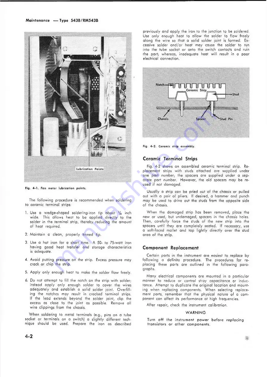 Tektronix 543B Instruction Manual Download Page 22