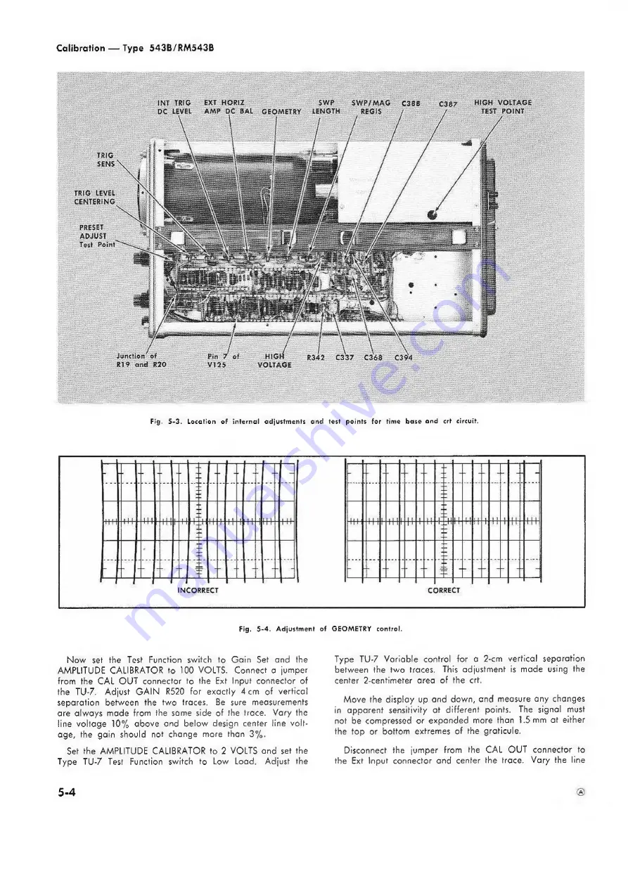 Tektronix 543B Instruction Manual Download Page 30