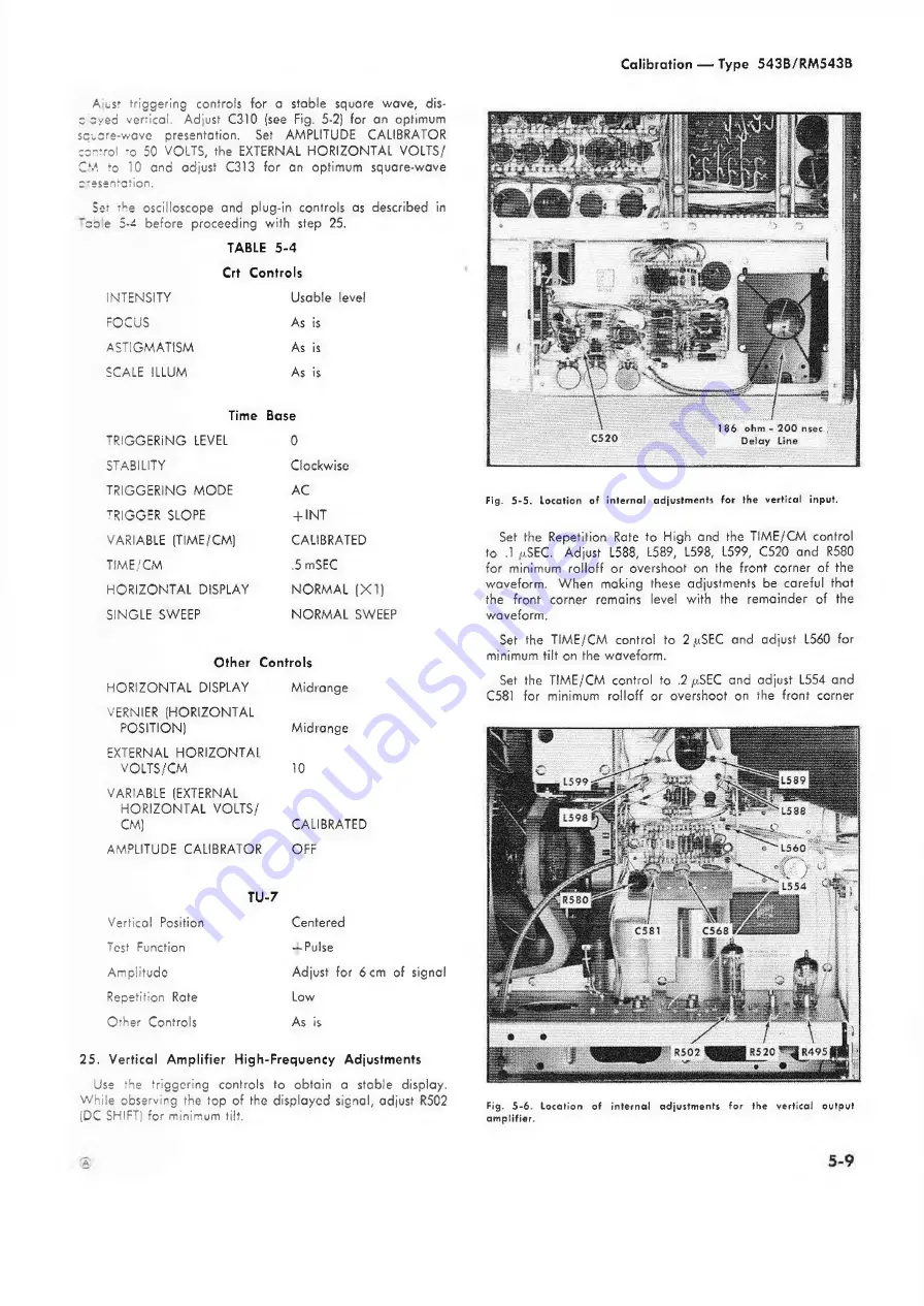 Tektronix 543B Скачать руководство пользователя страница 35